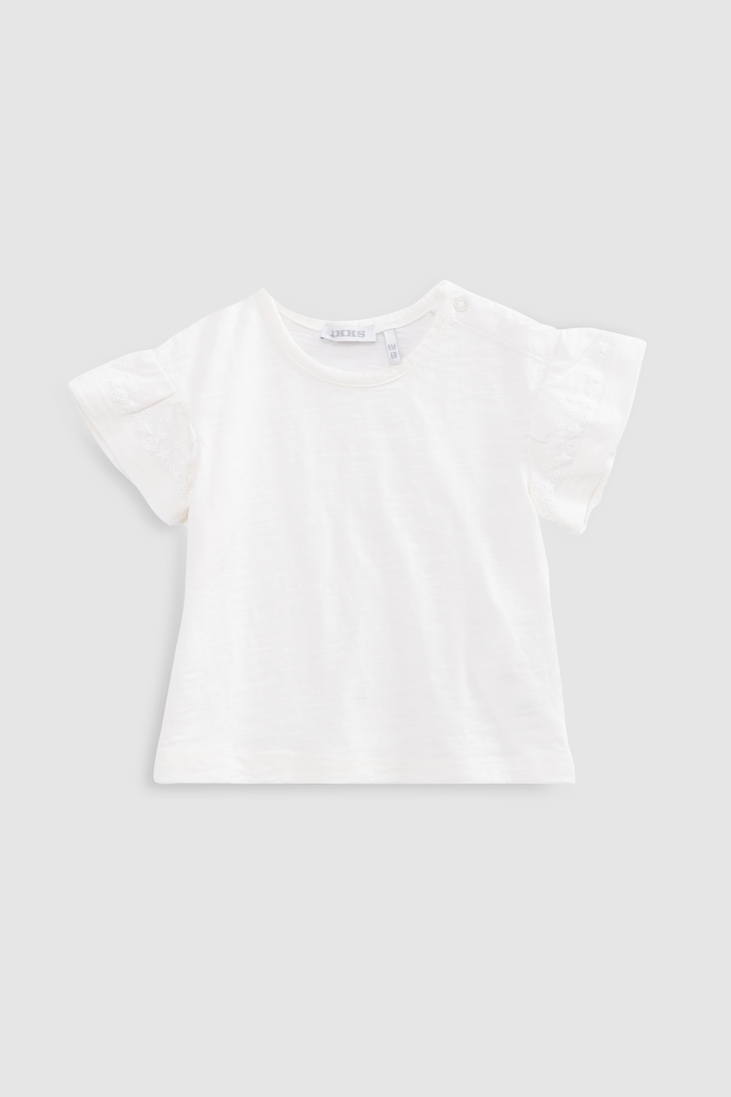 BLUE OVERALLS AND ECRU T-SHIRT SET 2