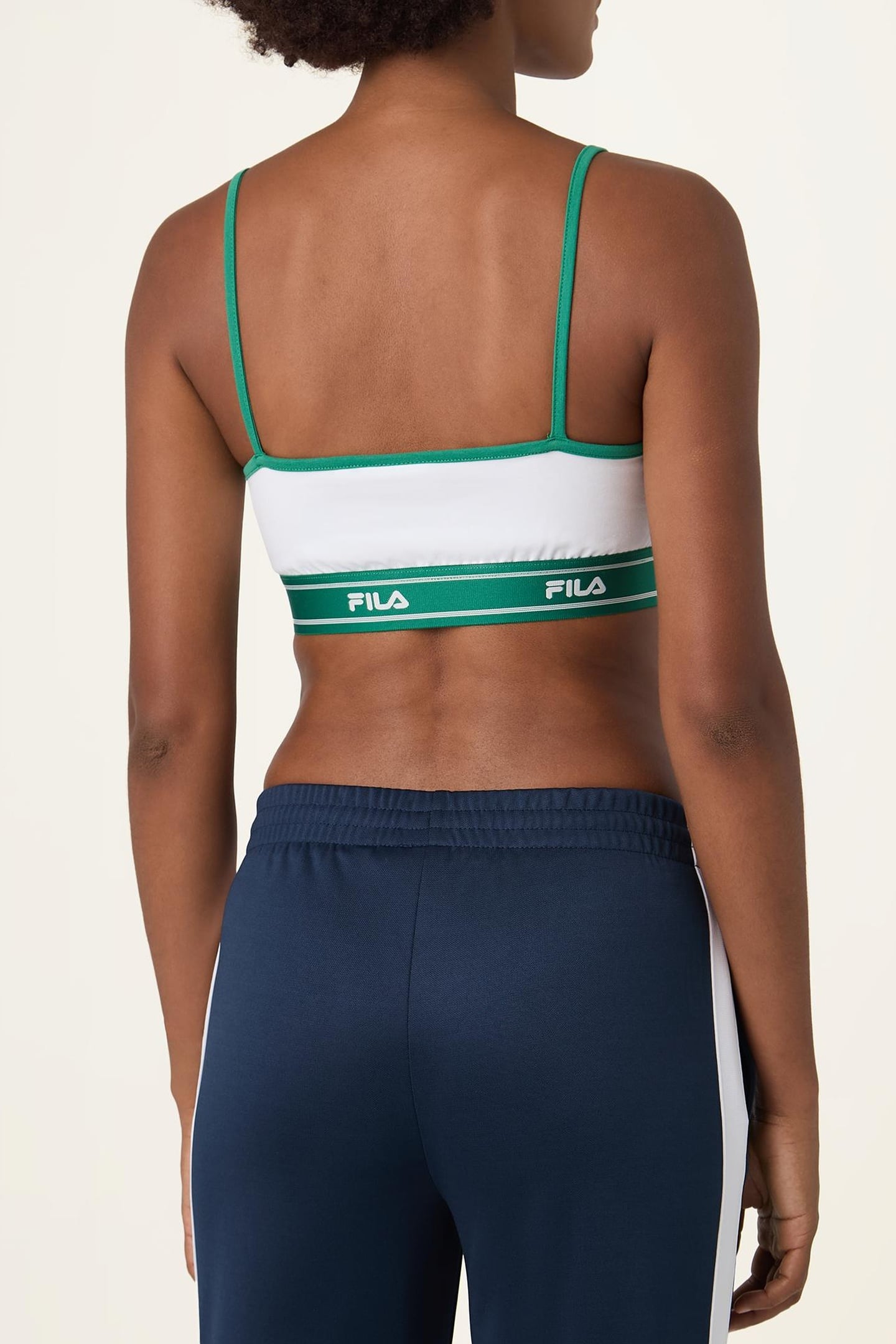 CANDELO TAPED SPAGHETTI BRA TOP BRIGHT WHITE 3