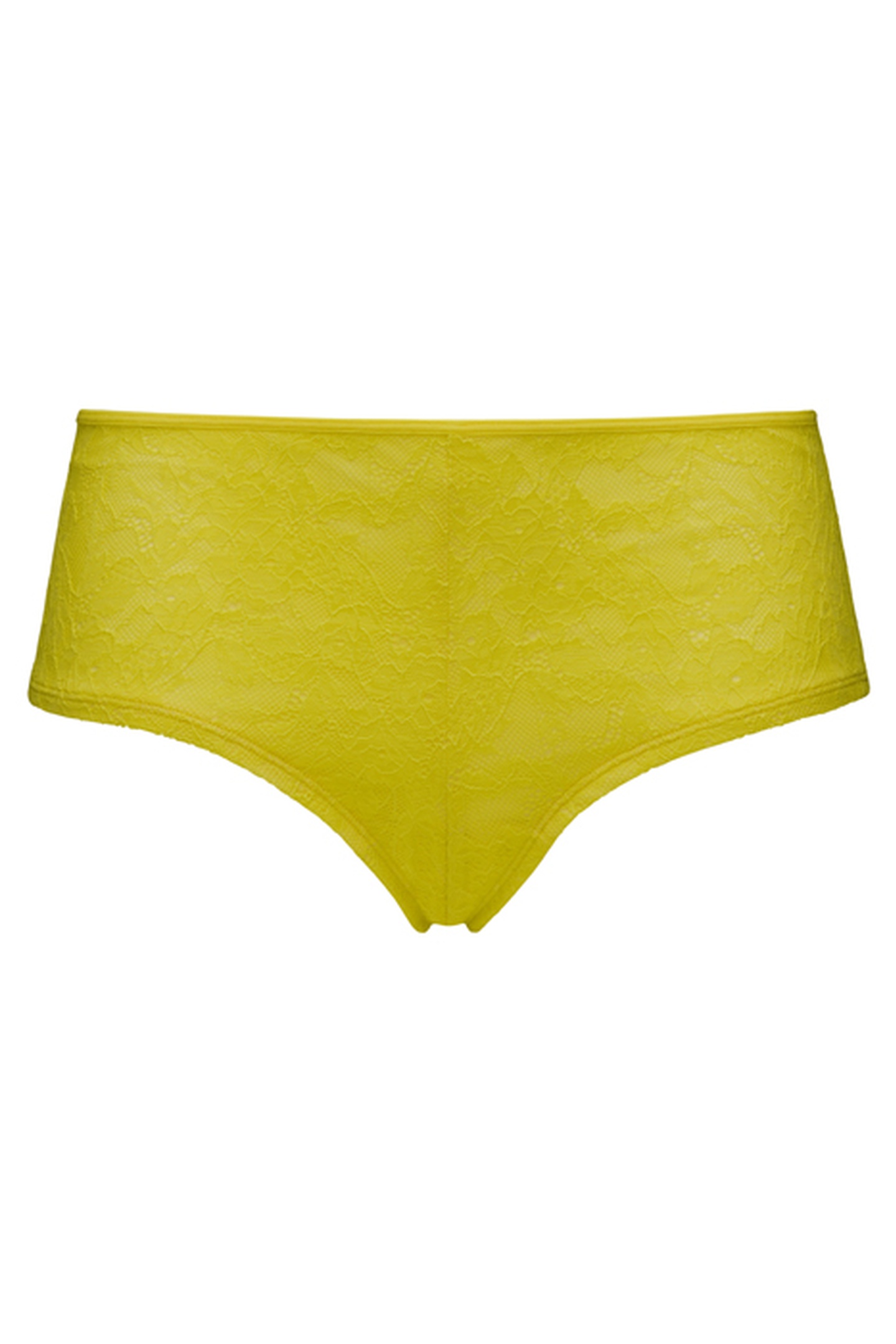 SPACE ODYSSEY CITRUS YELLOW LACE BRAZILIAN SHORTS 3
