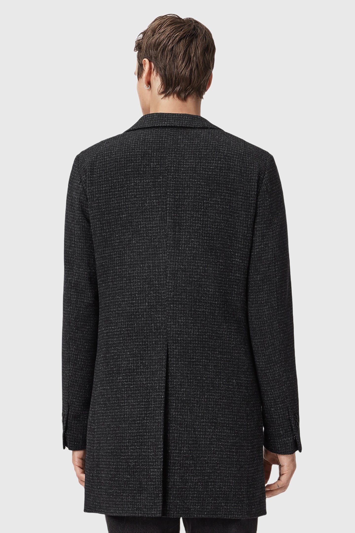 CASPIAN COAT CINDER BLACK MARL 5