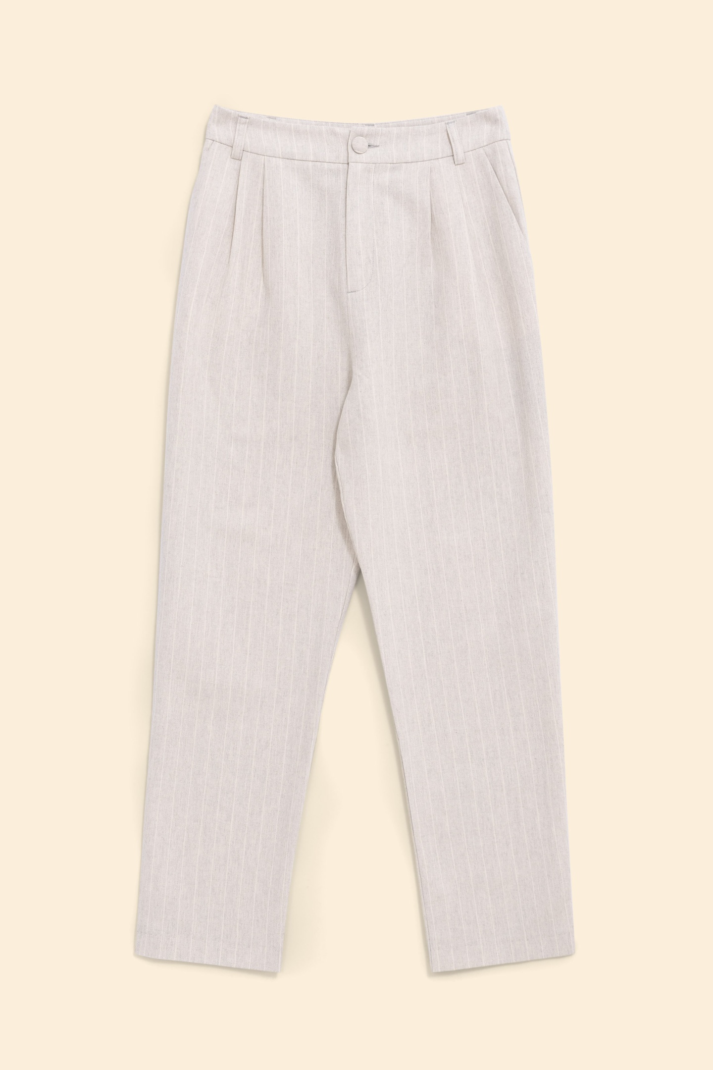 GREY STRIPED TENNIS SUIT PANTS HEATHER GREY 7