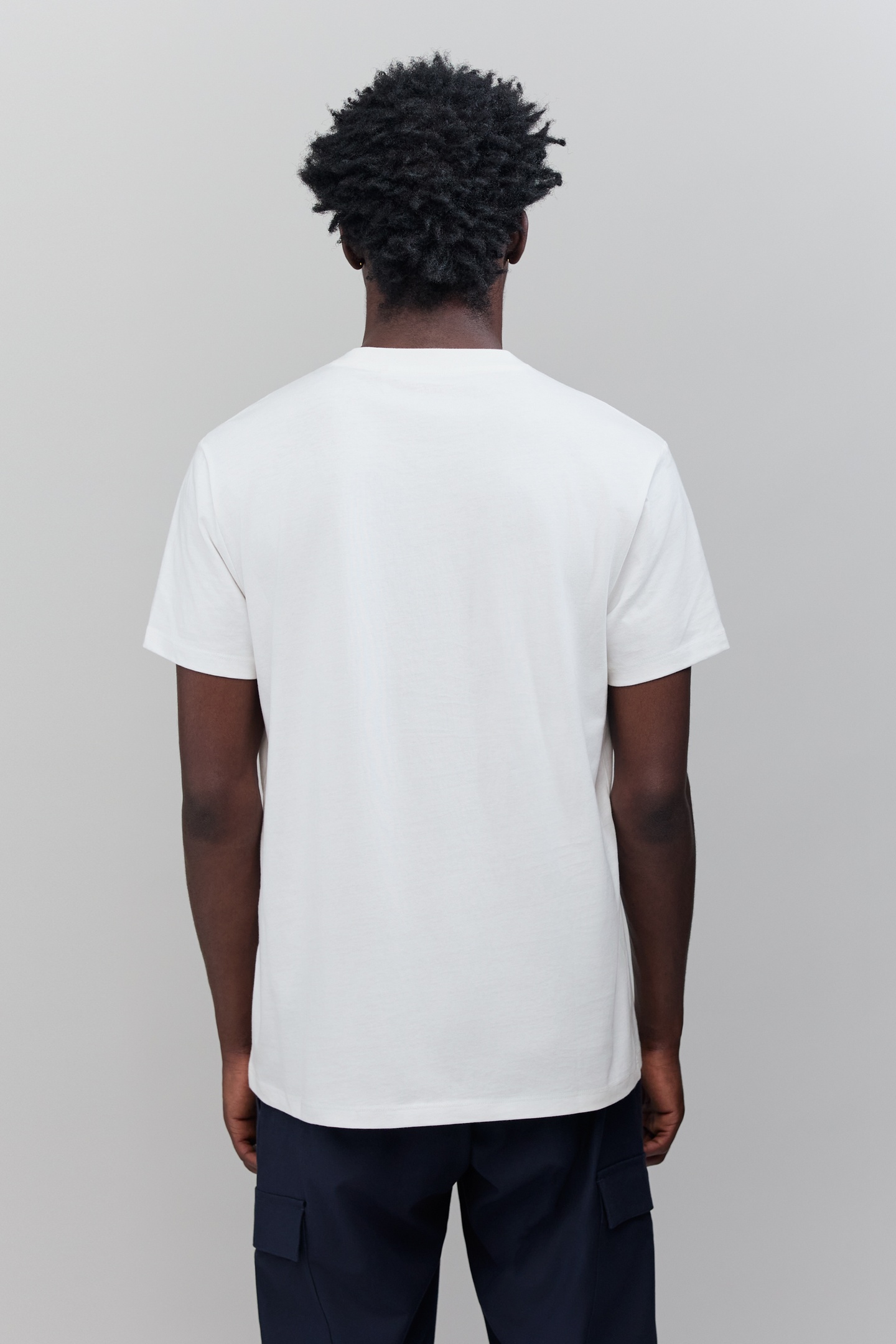 WHITE ORGANIC COTTON T-SHIRT 3