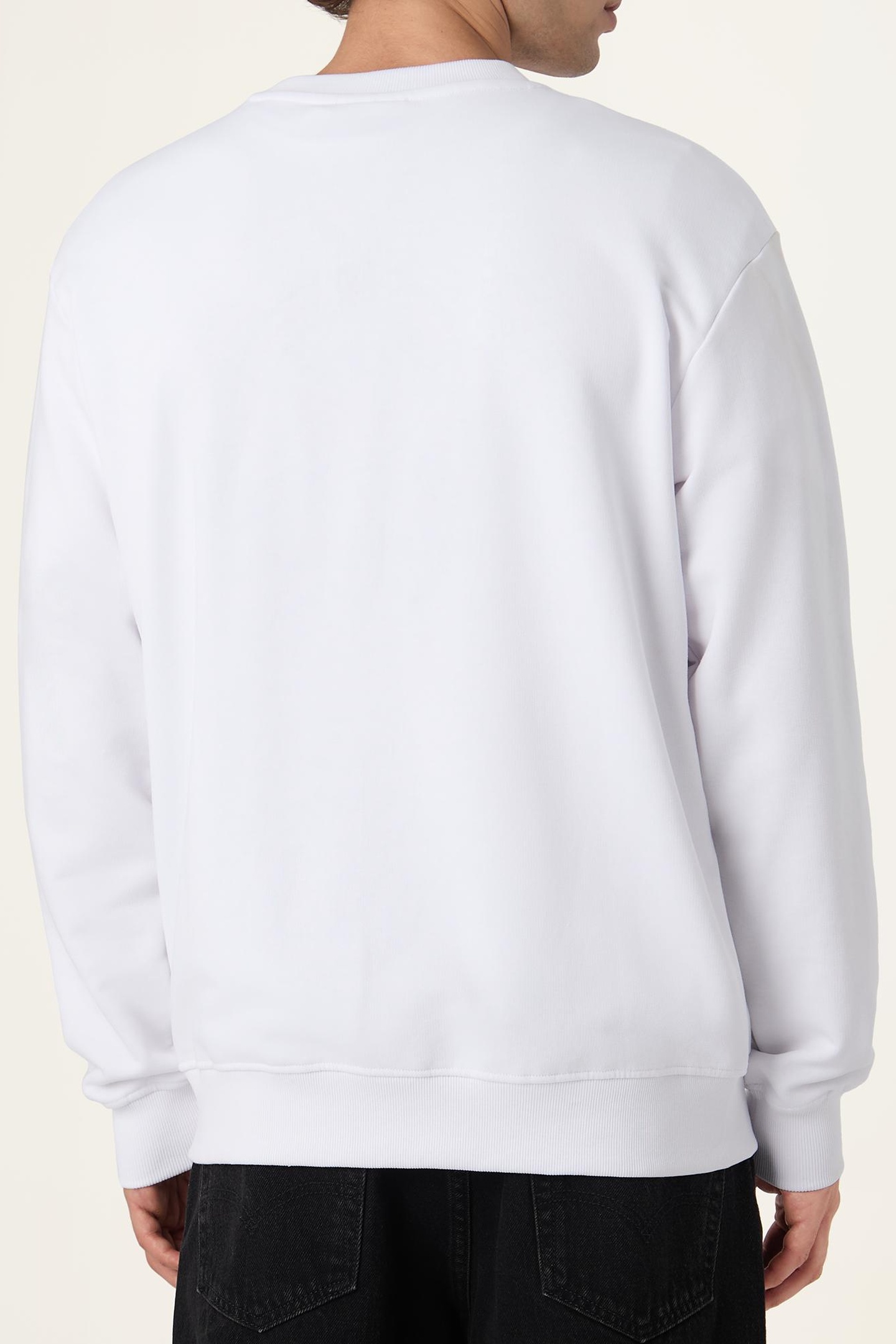 PARELLA RELAXED GRAPHIC SWEATSHIRT BRIGHT WHITE 3