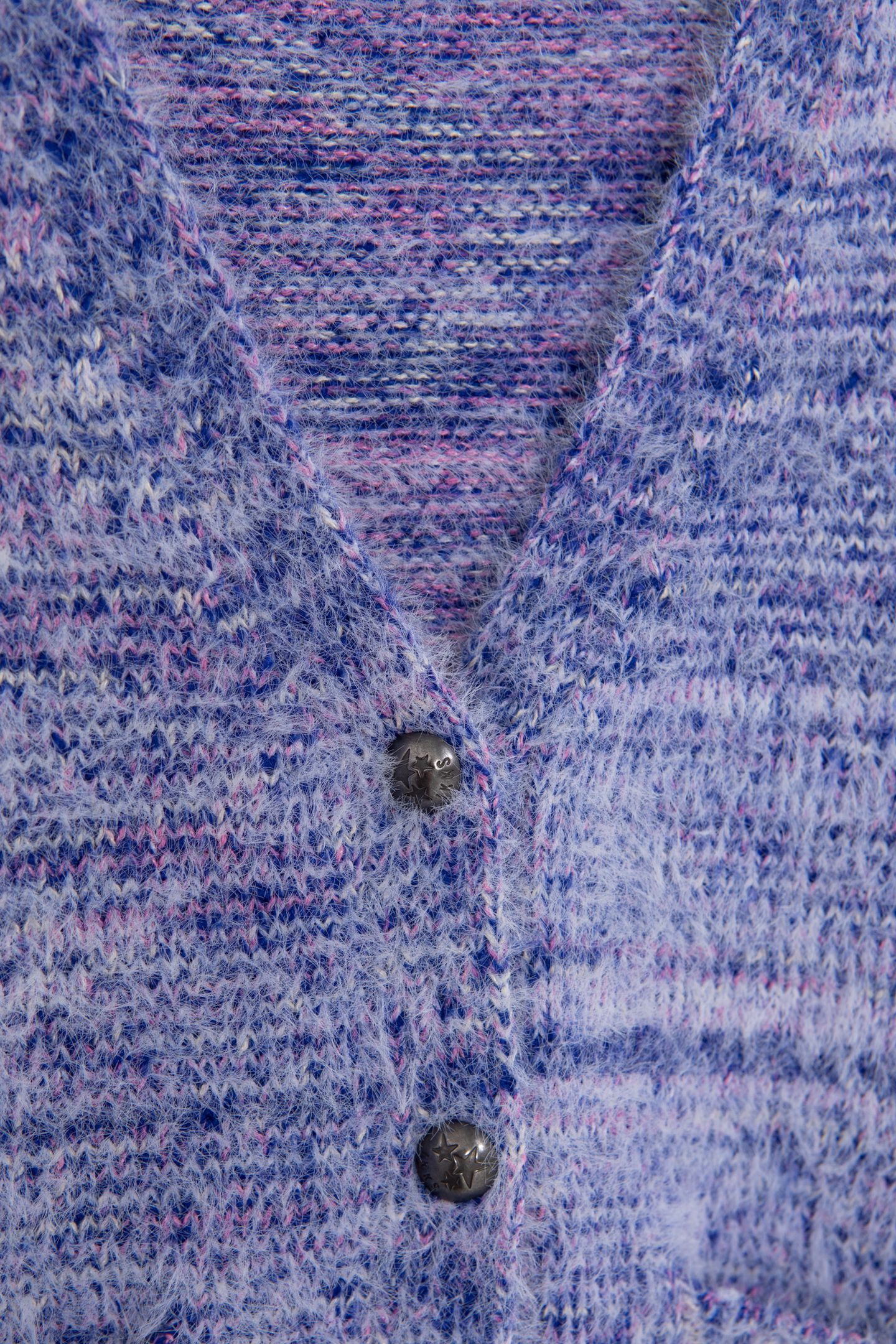 GIRL'S BLUE AND PINK KNITTED CARDIGAN 6