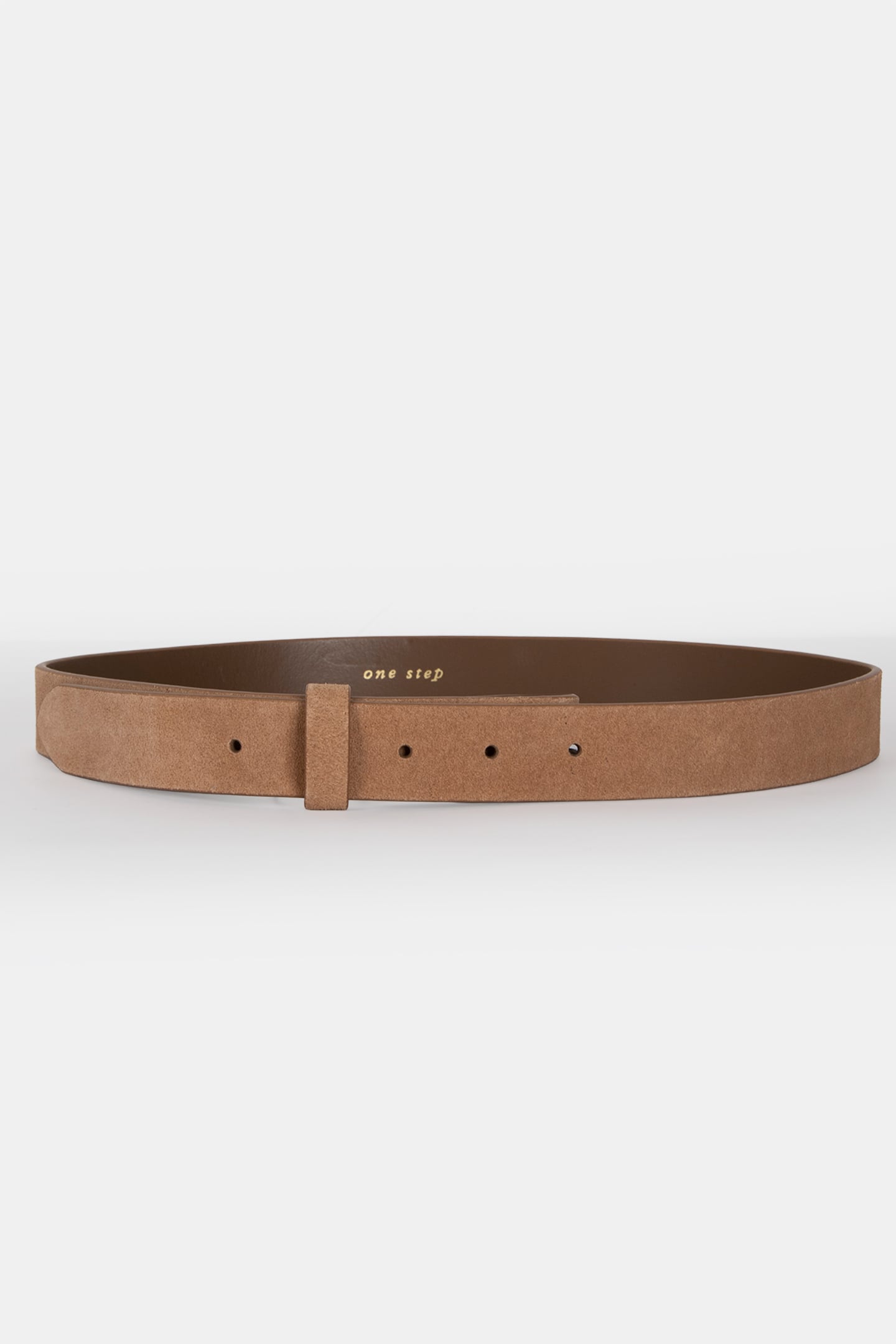 AMOR - CARAMEL BELT BODY IN CERTIFIED SUEDE 2