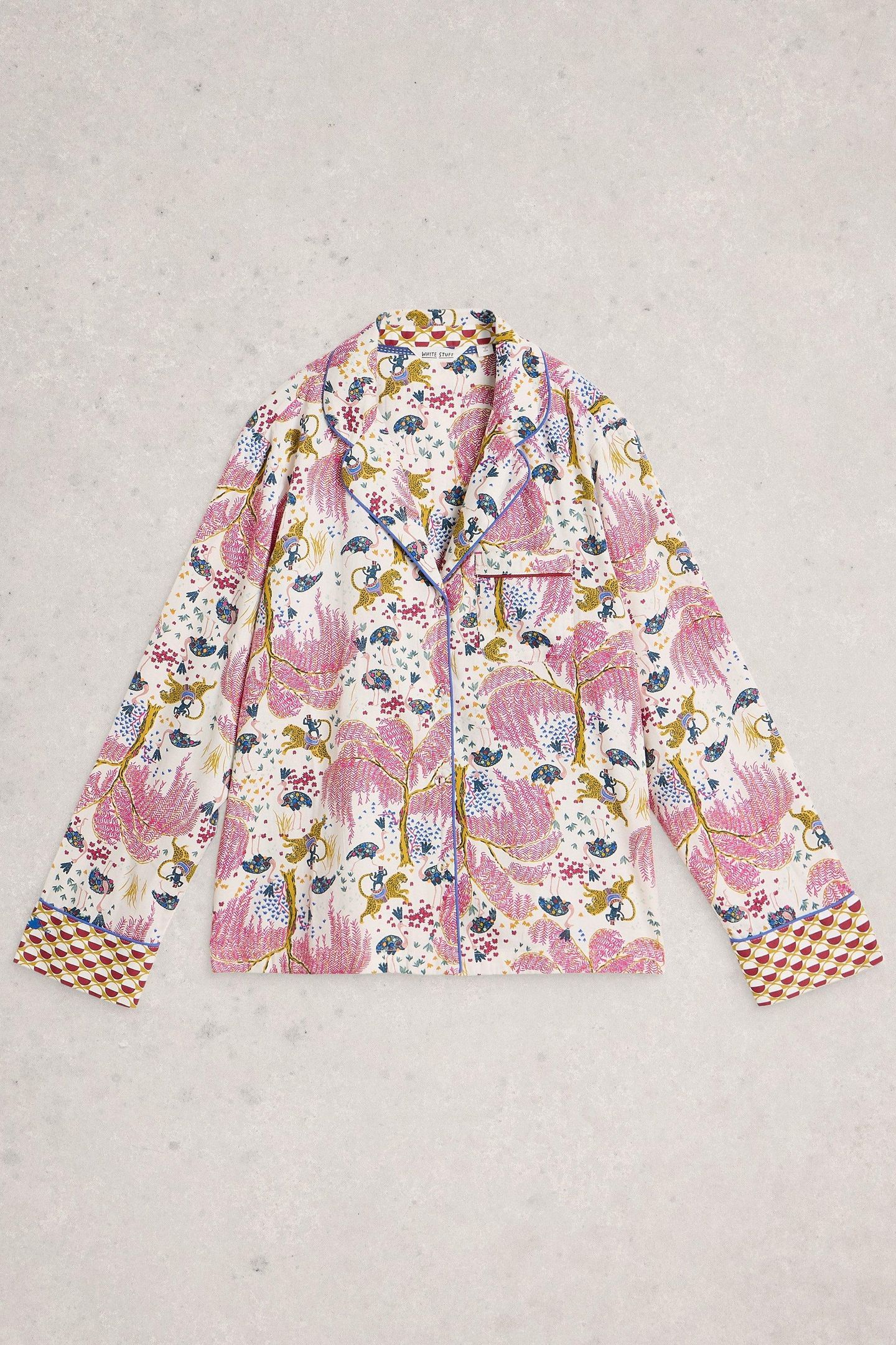 NINA ORGANIC PJ SHIRT NATURAL PRINT 3