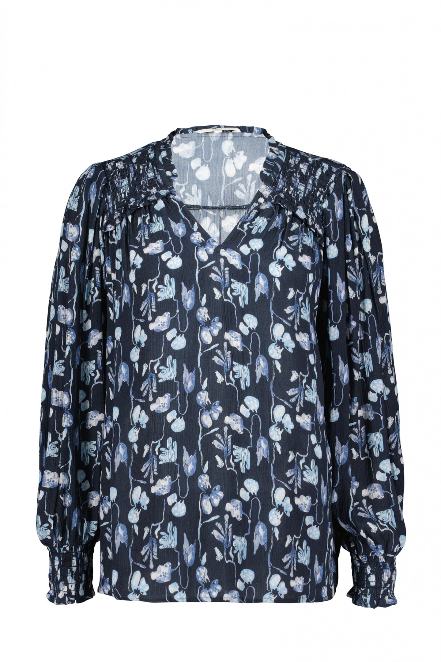 BLOUSE VIENNA DARKBLUE AMBIANCE XS PRINT 5