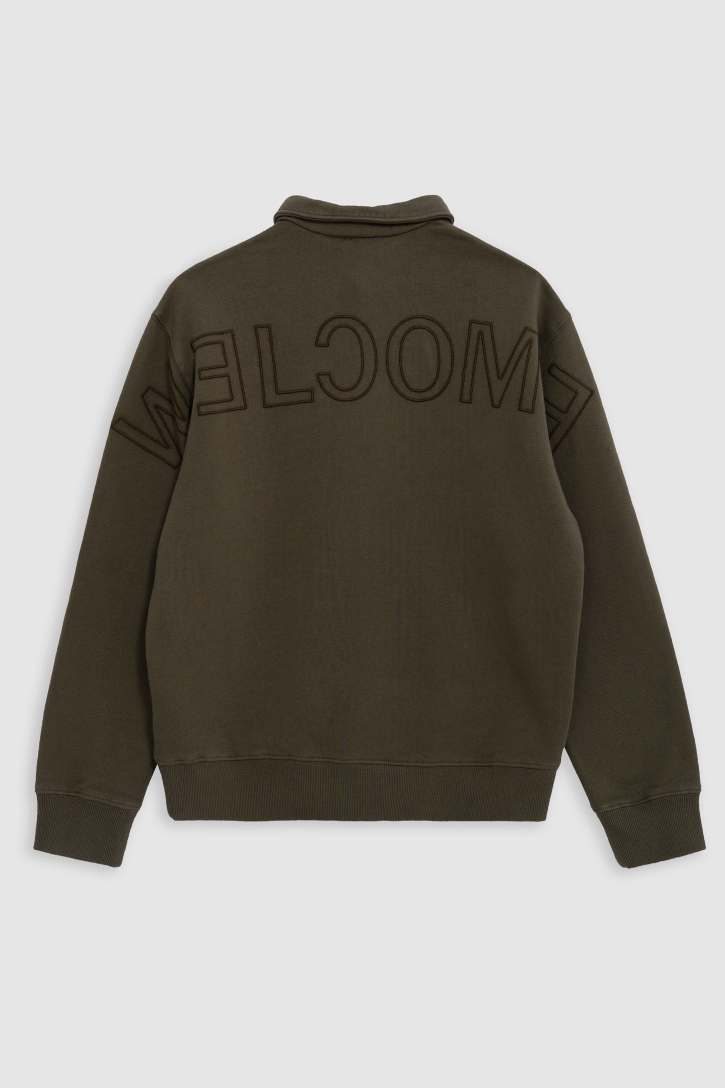 BOY'S KHAKI SWEATSHIRT WITH XL SLOGAN EMBROIDERED ON BACK 3