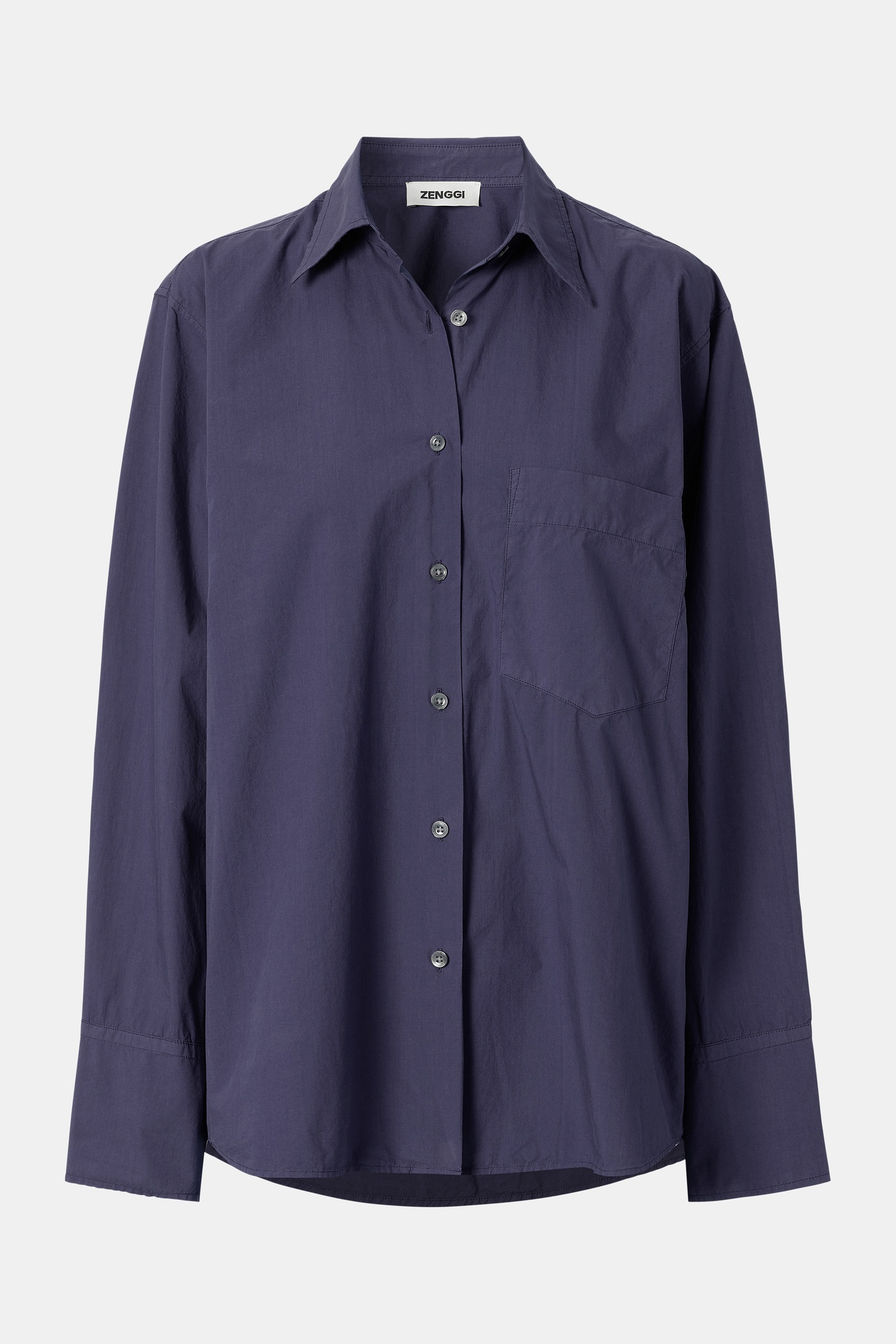 POPLIN SHIRT MIDNIGHT BLUE 4