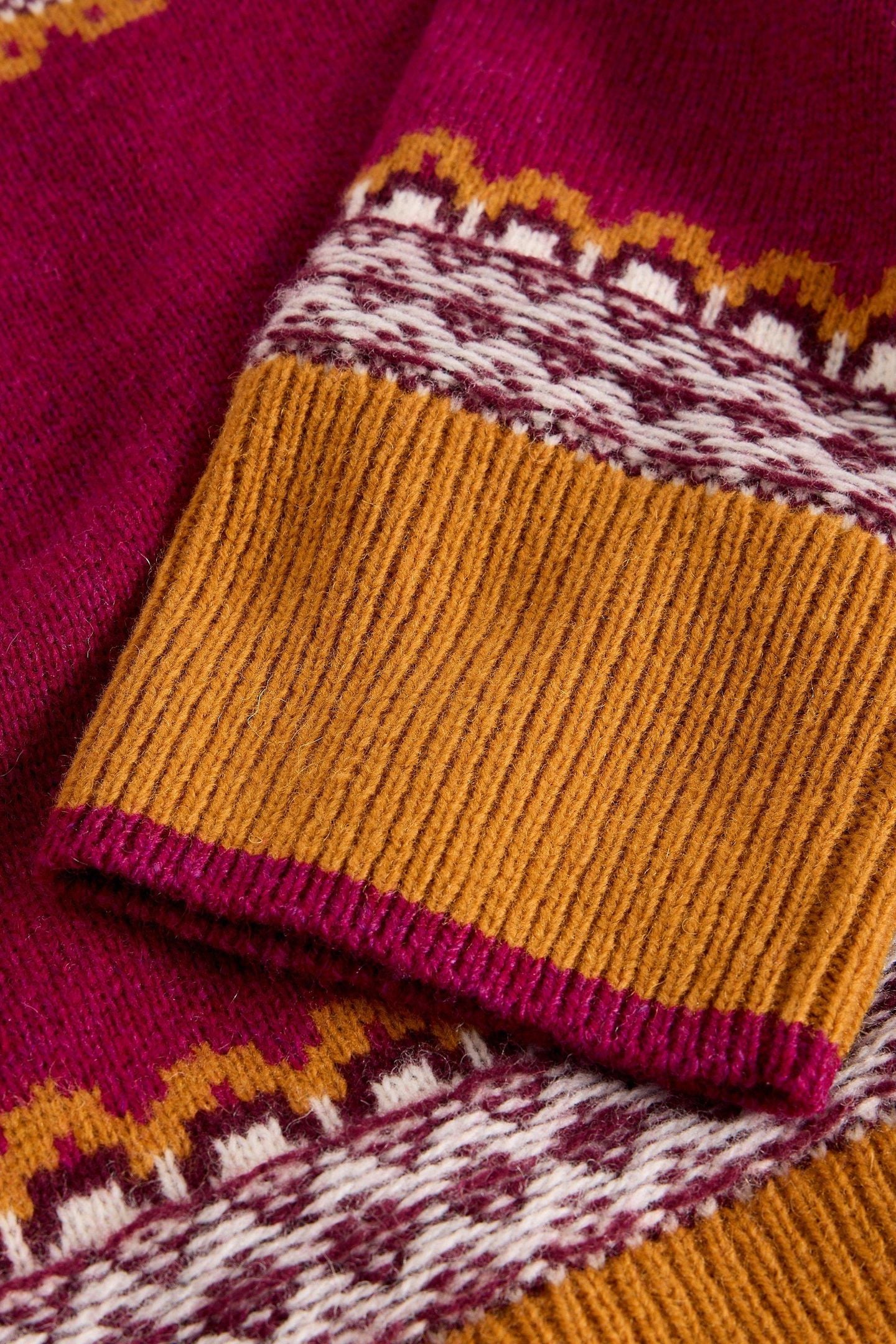MILLIE FAIRISLE JUMPER PINK MULTI 5