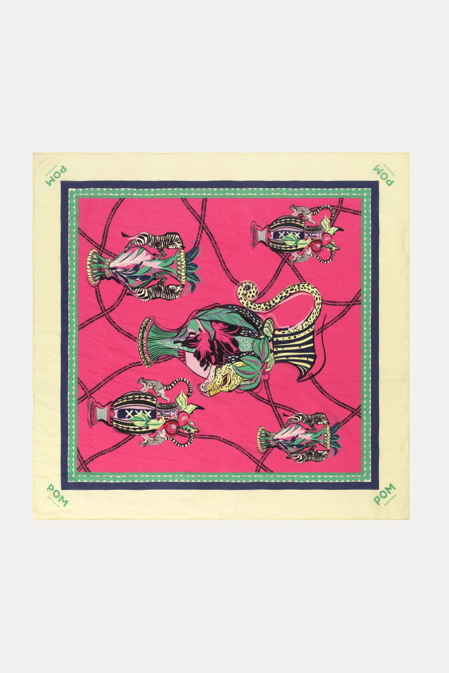 SHAWL - VASES PINK PETITE 2