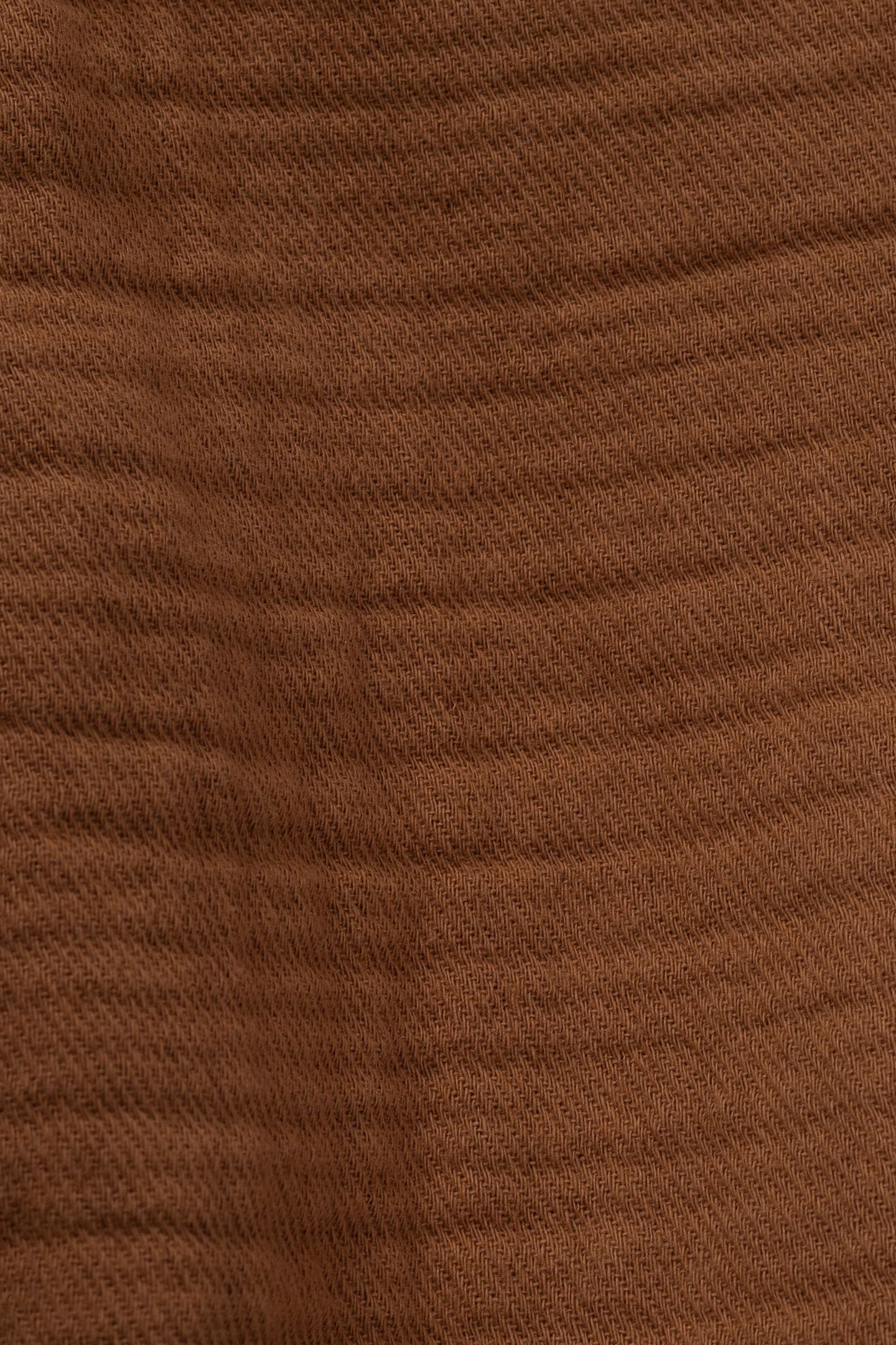 BERMUDA SHORTS JOGGER LOOSE COGNAC COTTON GAUZE 7