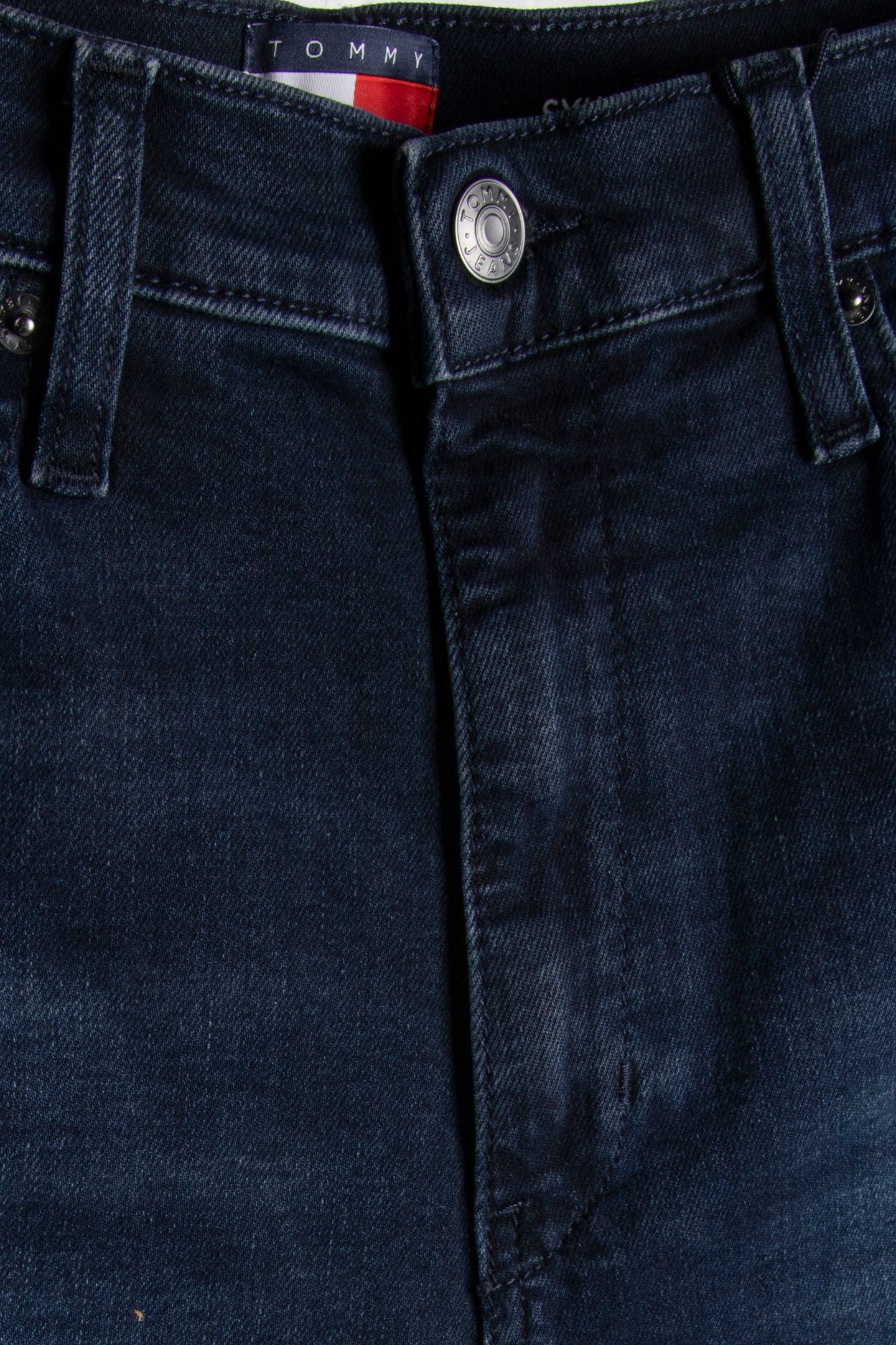 SYLVIA SKINNY JEANS DENIM BLUE BLACK 4