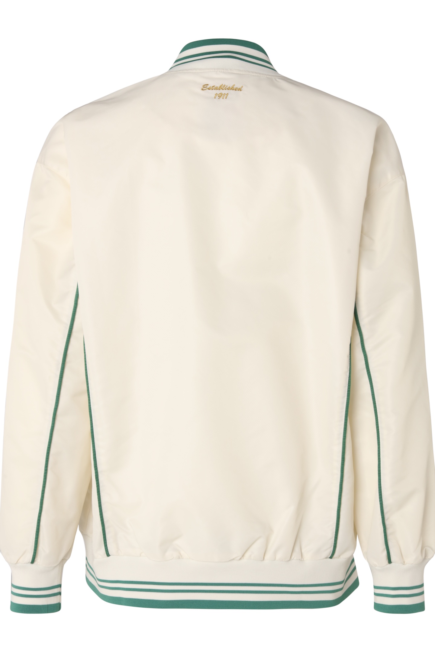 LEME OVERSIZED BASEBALL JACKET ANTIQUE WHITE 5