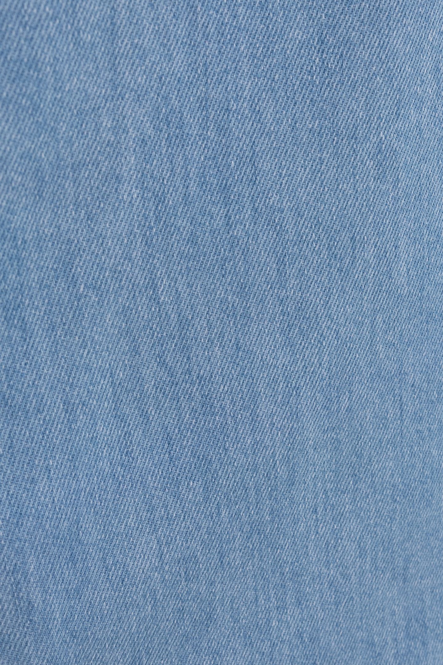 FADED BLUE WIDE-LEG JEANS BLEACH 8