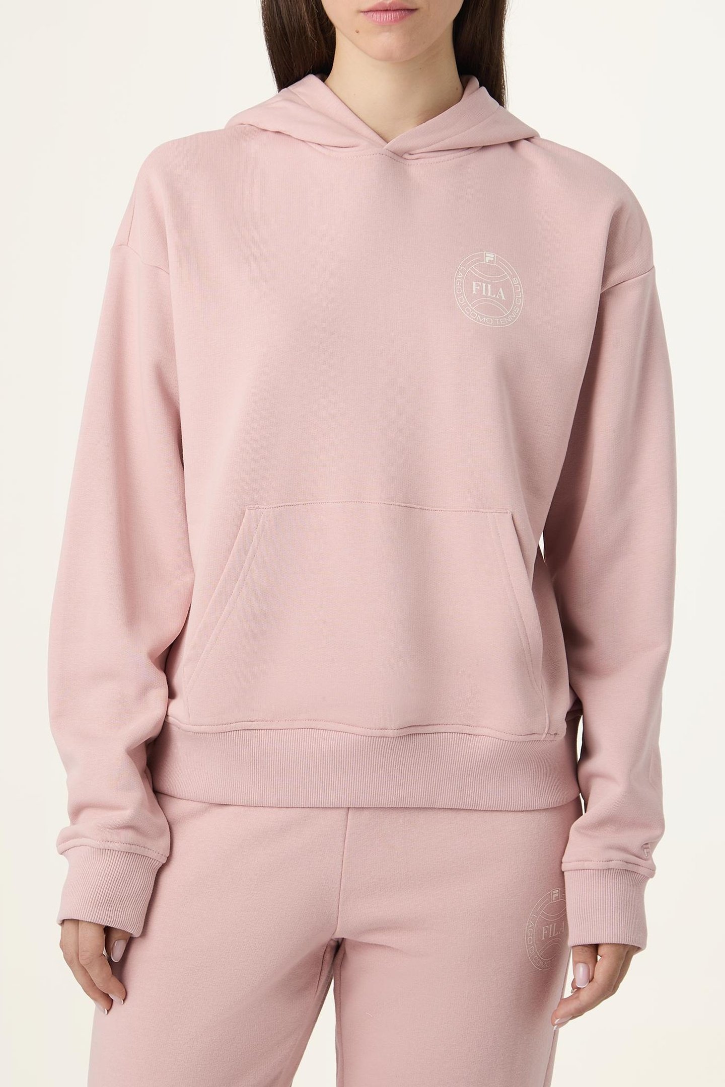 PARELLA RELAXED HOODIE PALE MAUVE 1
