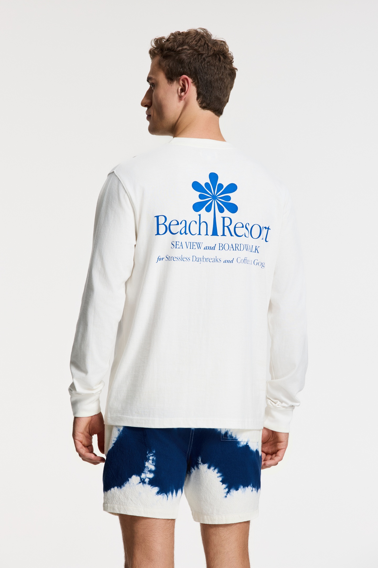 NOAH RELAXED LONGSLEEVE SUNCATION WHITE 4