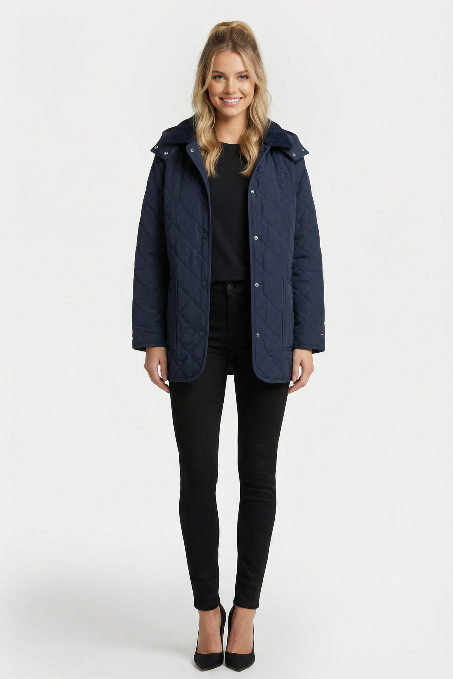 IM QUILTED COAT DARK NIGHT NAVY 1