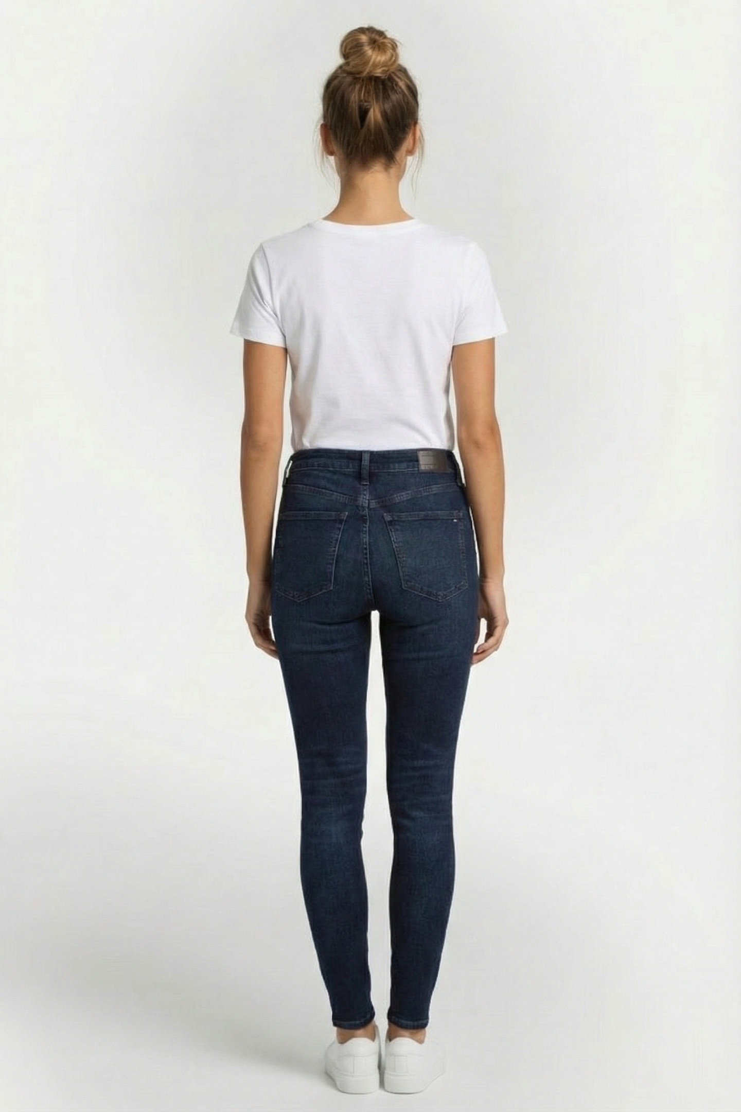 SYLVIA SKINNY JEANS DENIM BLUE BLACK 2
