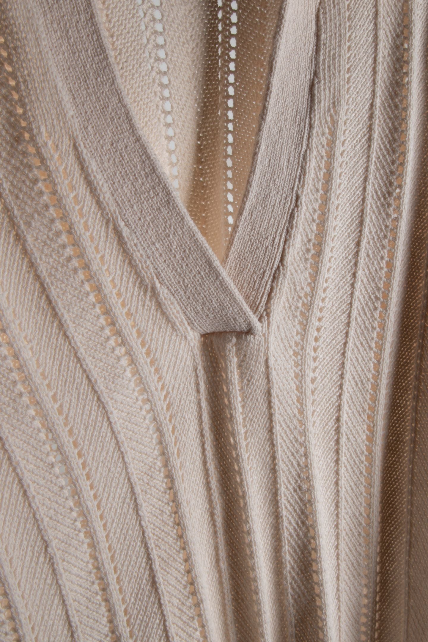 ALMAS AJOUR POLO SHIRT BUTTER CREAM 4