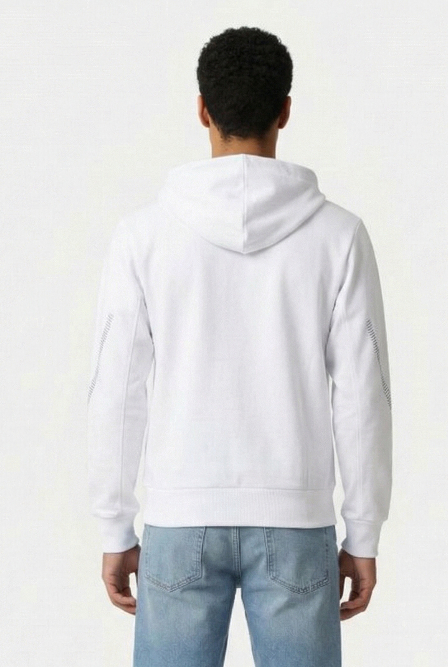 UNISEX TL HOODED JACKET WHITE 4
