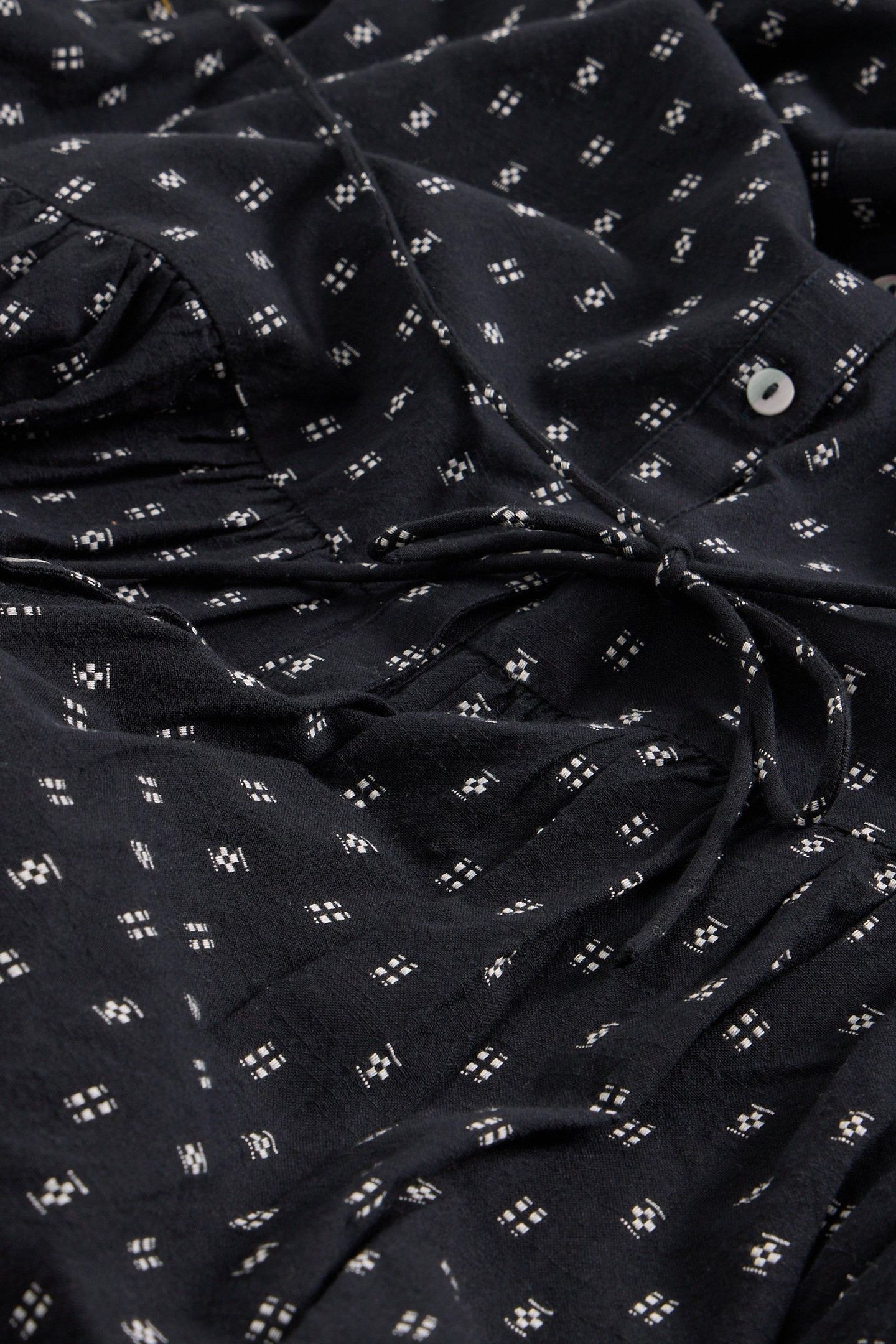 GINA MIDI DRESS BLACK MULTI 5