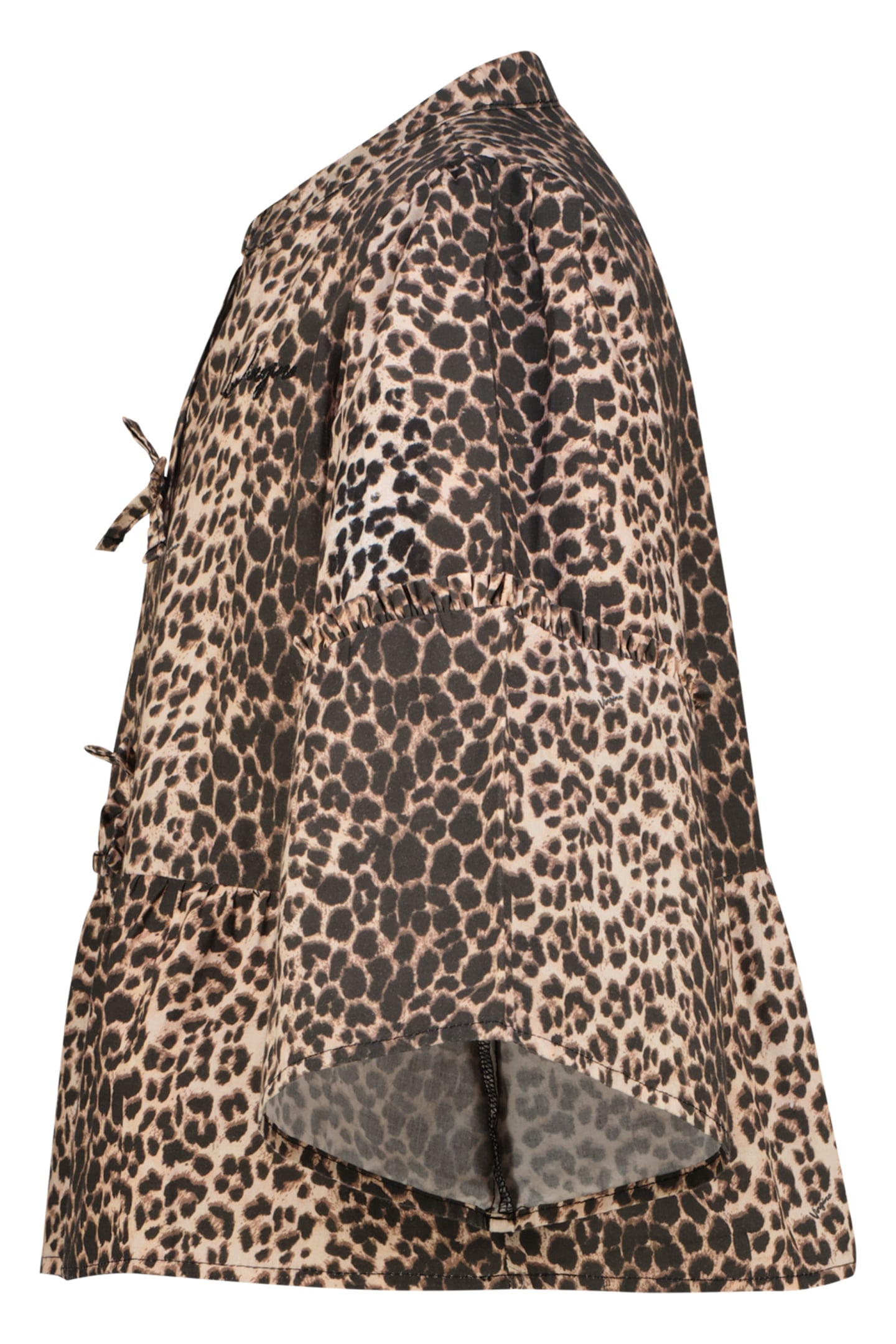 GIRLS LORETTA BLOUSE MULTICOLOR BROWN 3