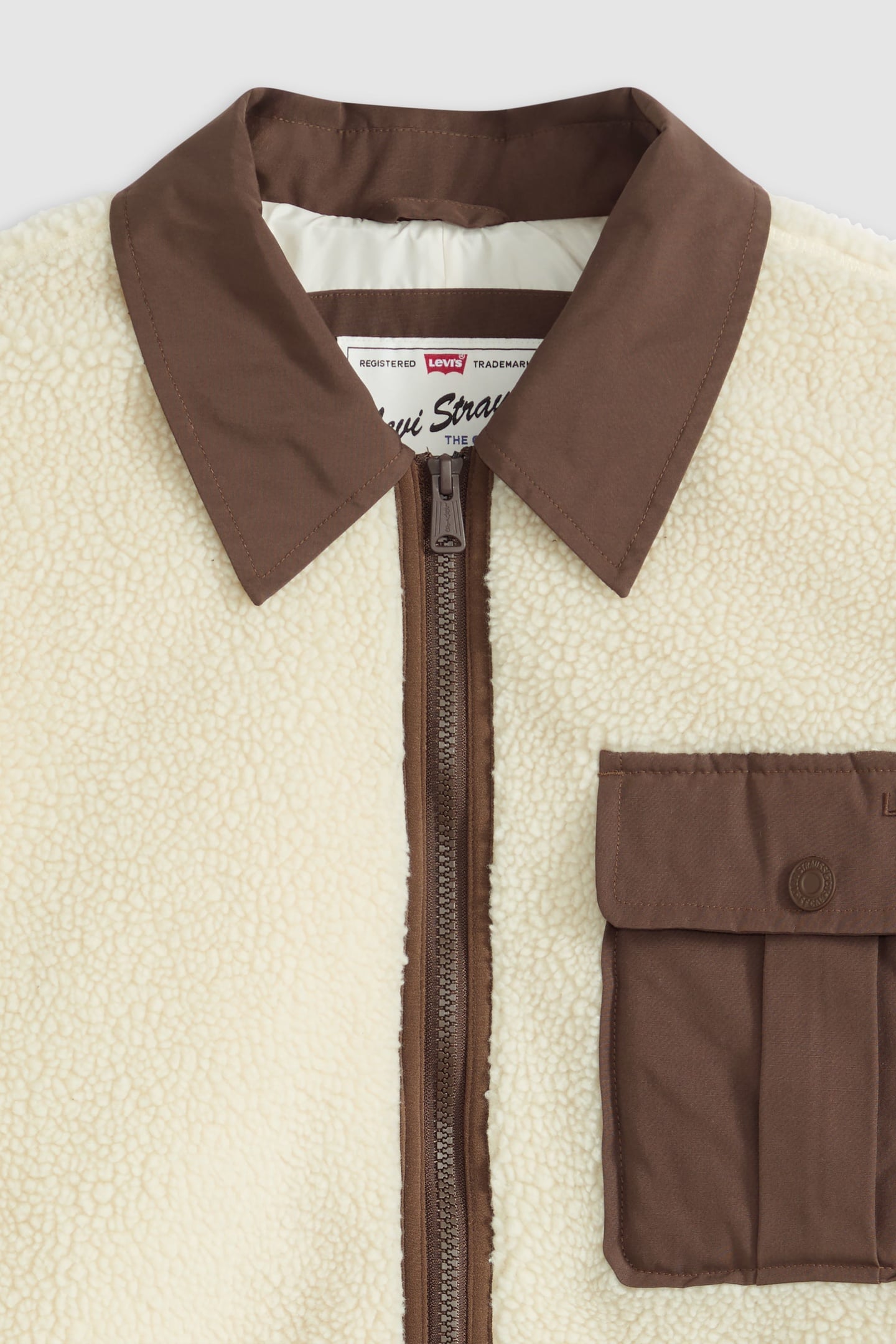 JOONIE SHERPA JACKET OATMEAL 6