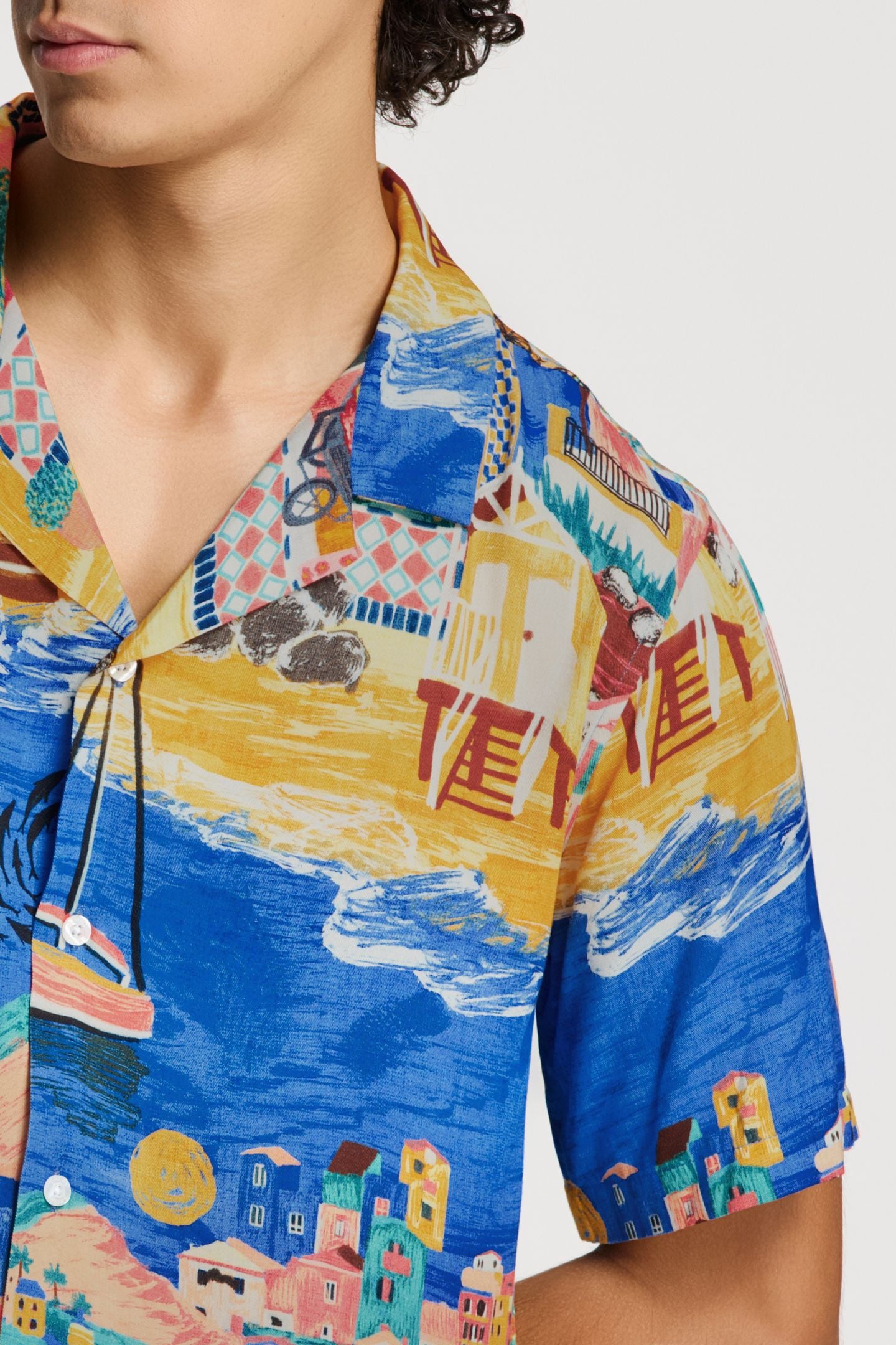 VIC SHORT SLEEVE SHIRT SHIWI ISLAND MULTI BRIGHT SHIWI ISLAN 8