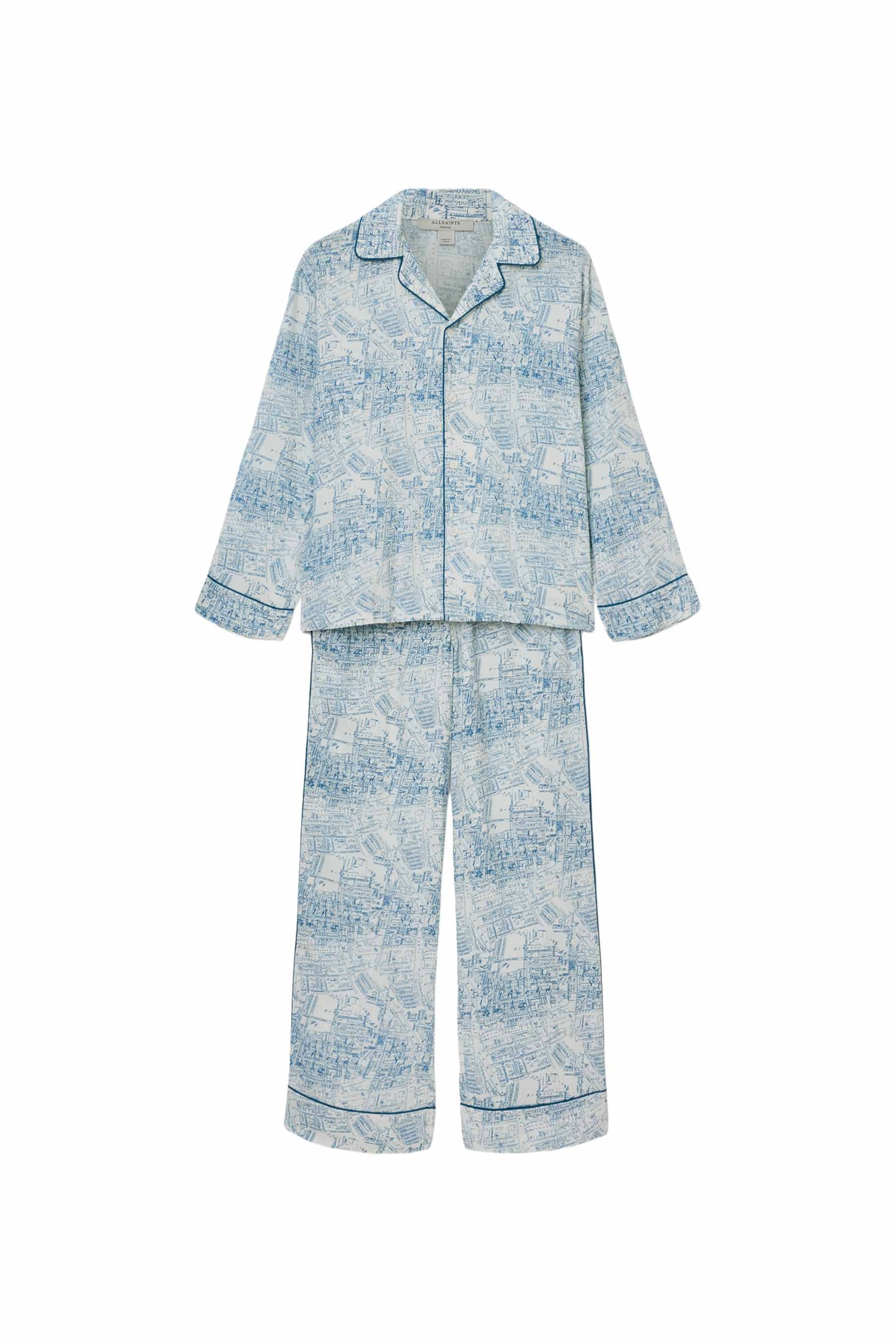 MAUDE PJ SET MAP BLUE 5