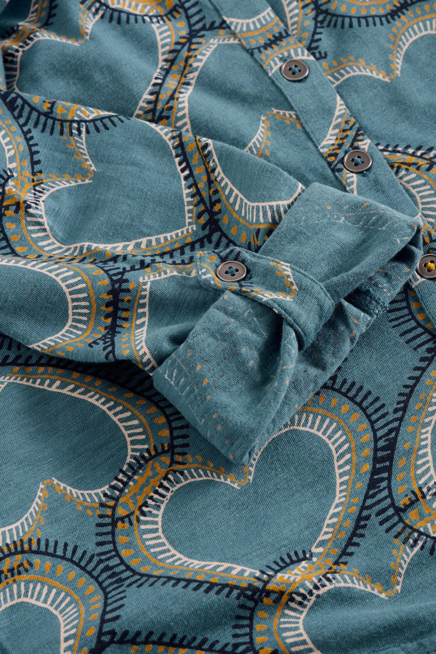 ANNIE JERSEY SHIRT BLUE PRINT 5