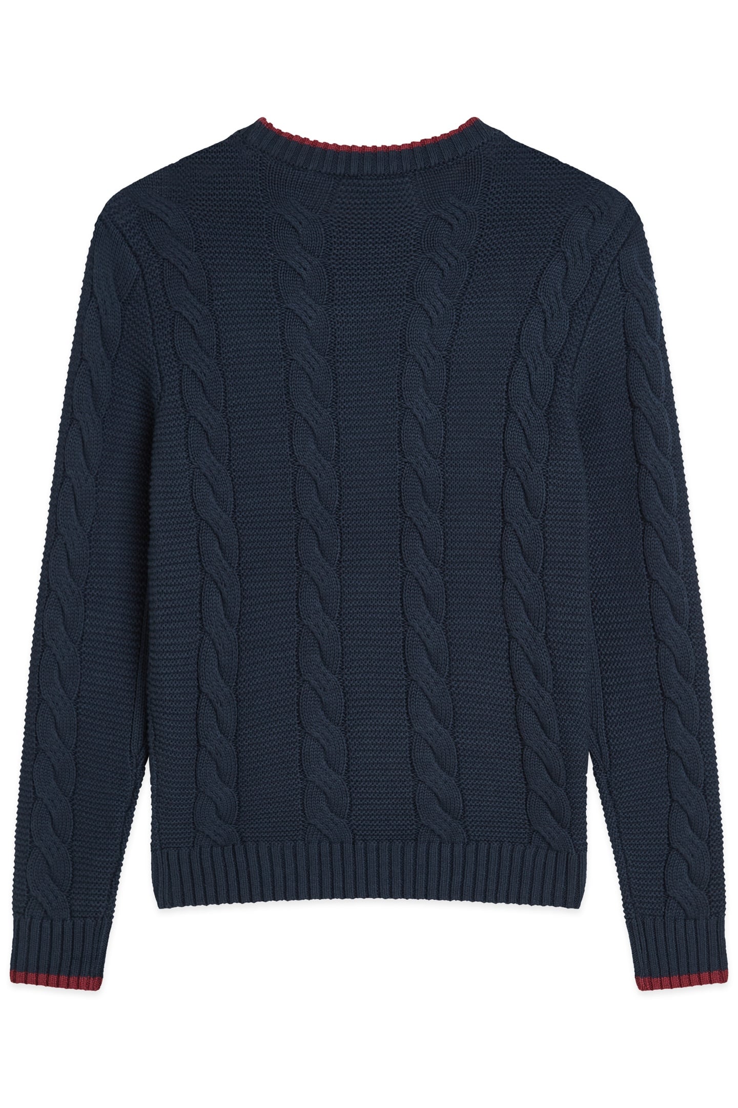 BOYS CREWNECK SWEATER BLACK/BLUE 2