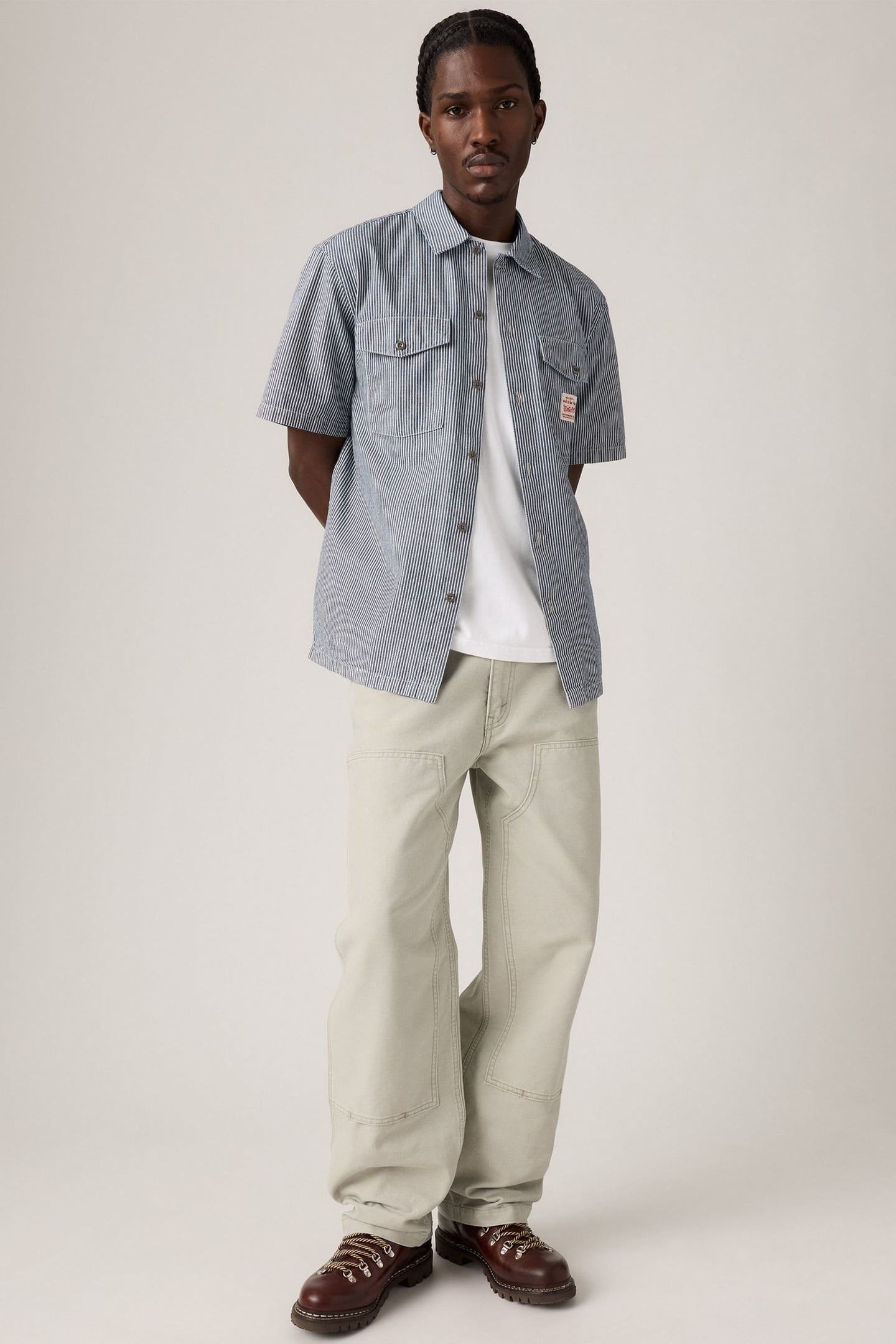 568 LOOSE STRT DBL KNEE CLAY LONDON FOG 1