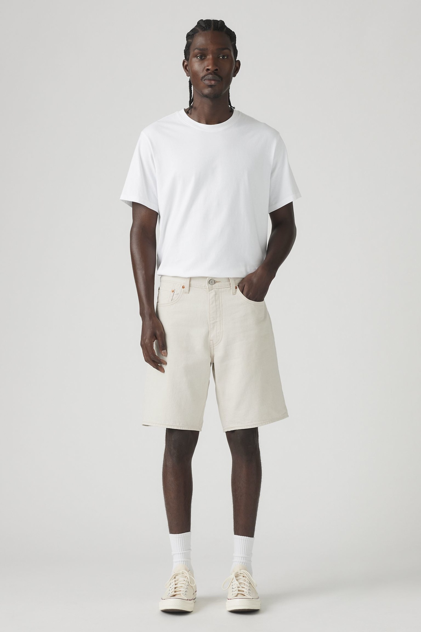 468 LOOSE SHORTS ECRU JOURNAL LTWT SHORT 4