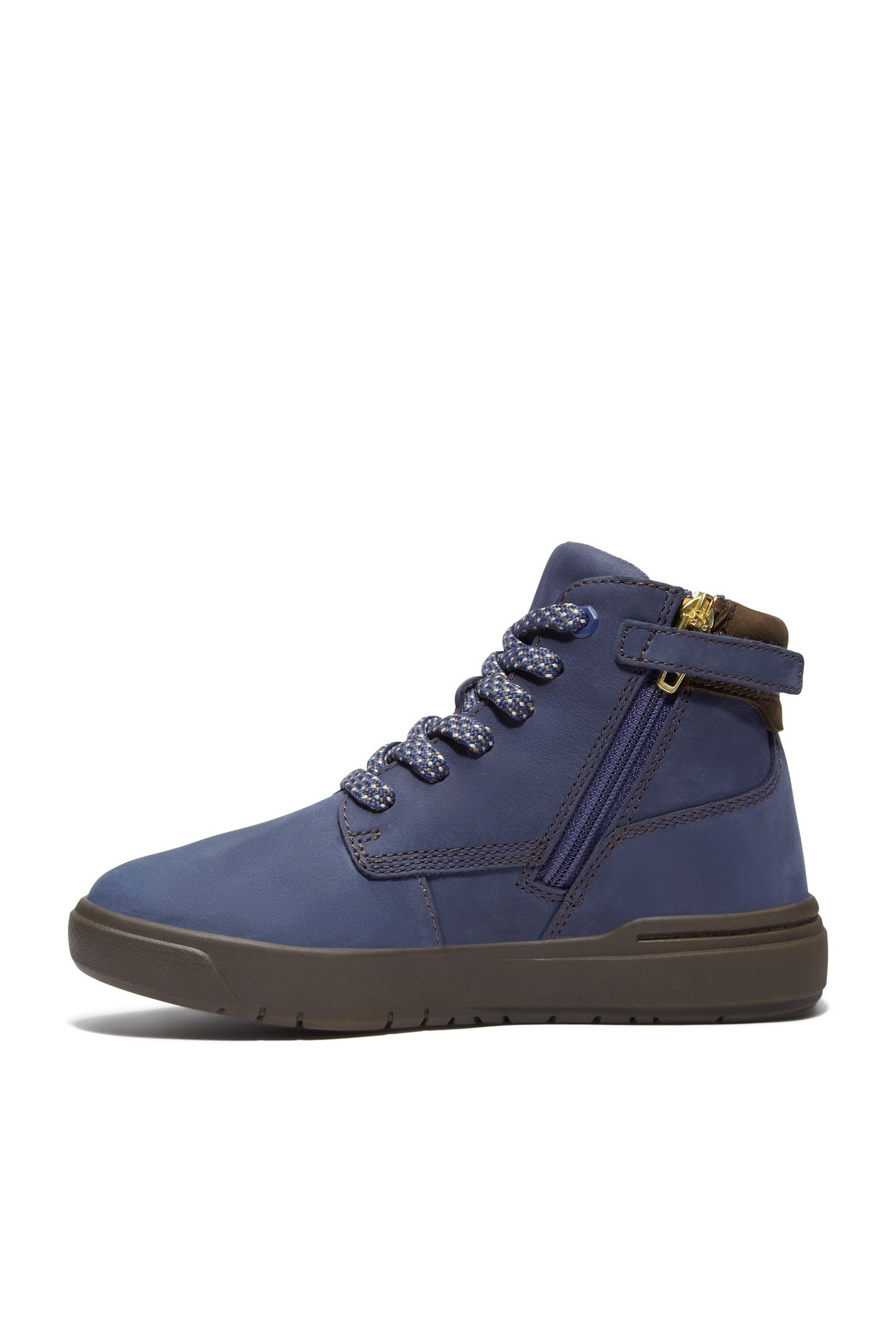 UNISEX SENECA BAY MID LACE UP WITH ZIP SNEAKER DARK BLUE NUB 5