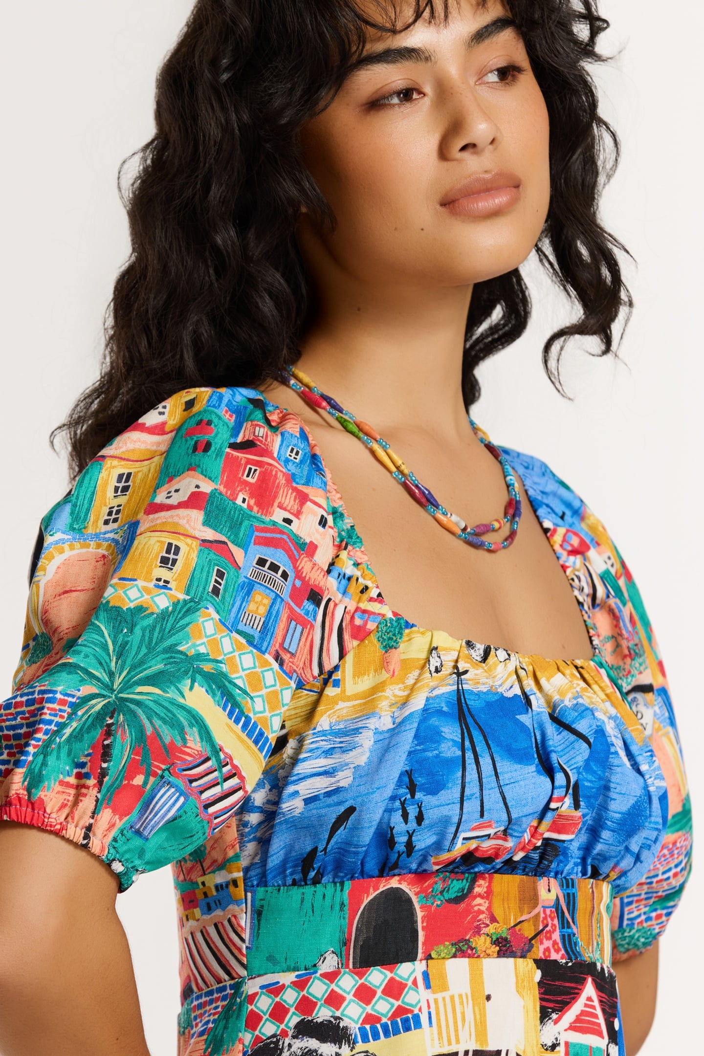JESS DRESS SHIWI ISLAND MULTI BRIGHT SHIWI ISLAND 10
