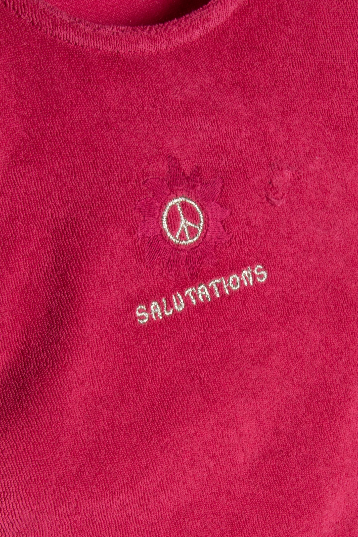 PINK TERRYCLOTH SHORTS AND T-SHIRT SET 3