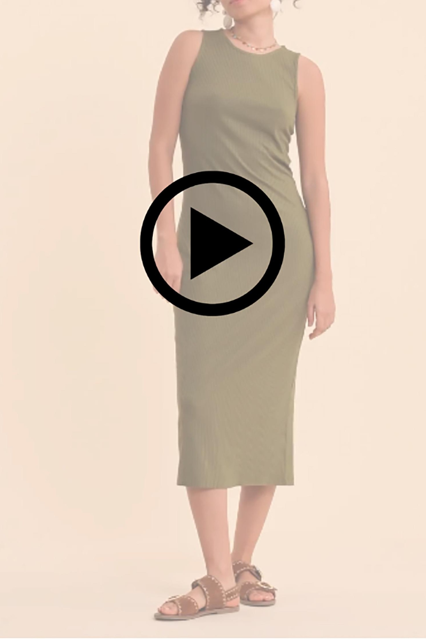 KHAKI TUBE DRESS KHAKI 4