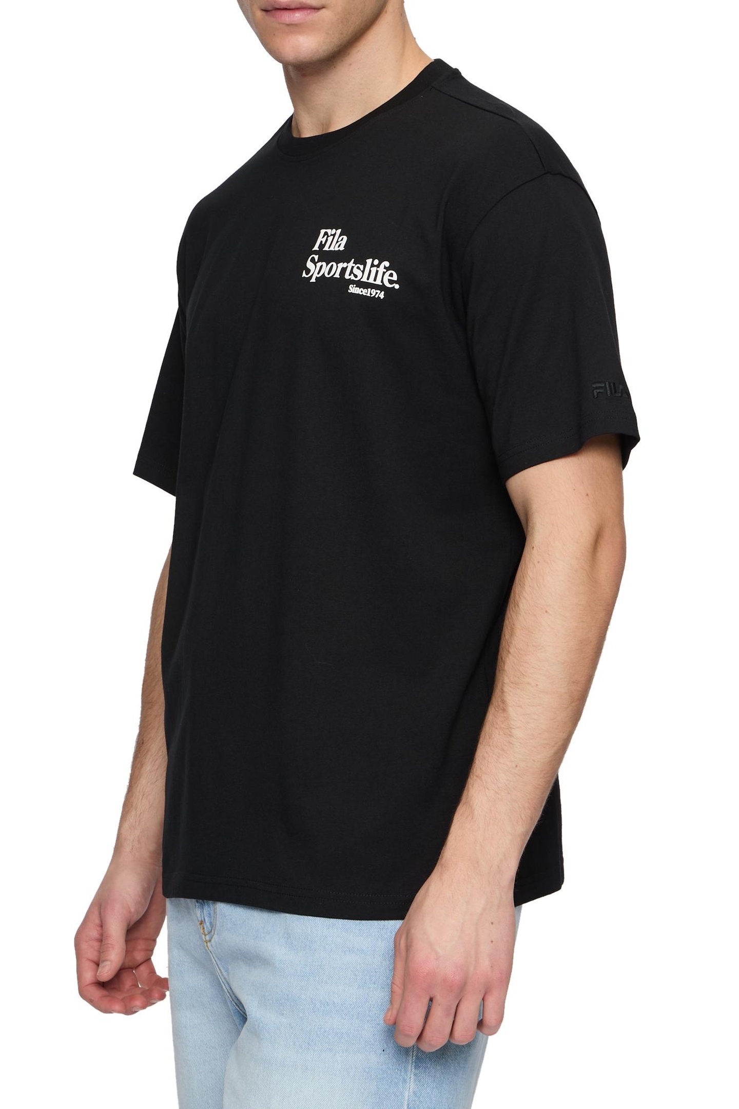 LENS LOOSE TEE BLACK 1