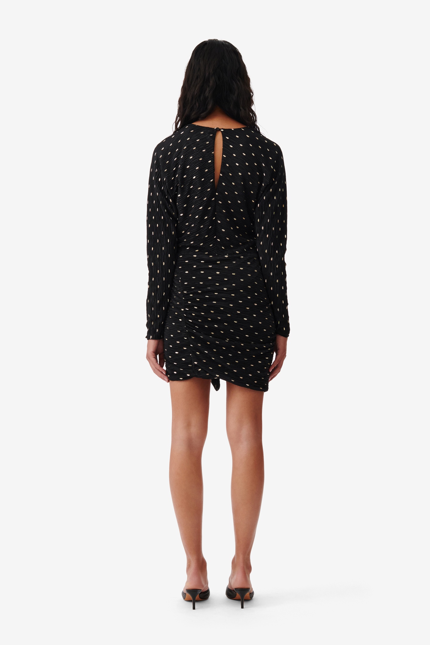 ROHANA DRESS BLACK/GOLD 3