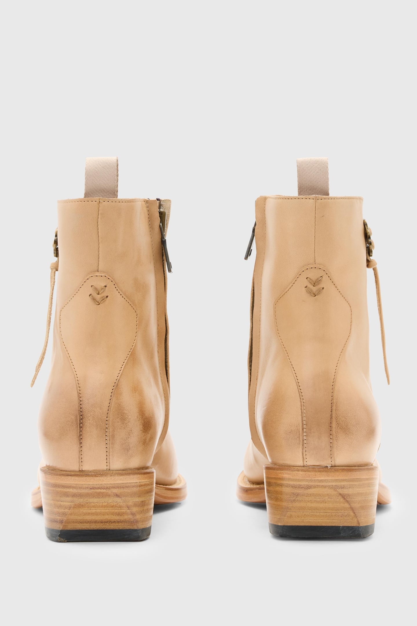 WALKER TASSLE ZIP BOOT LT KHAKI 3