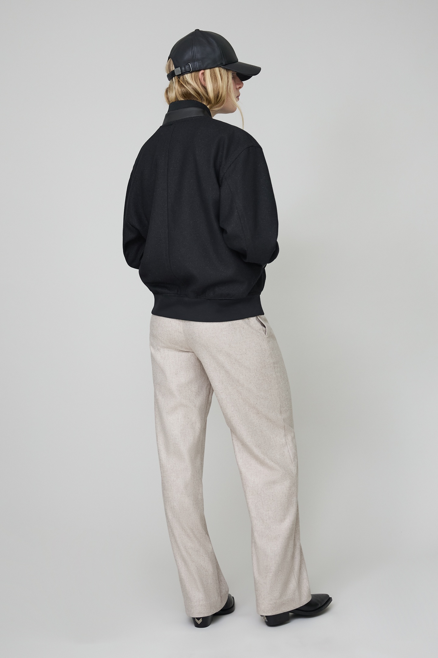 PURE EDITION-OVERSIZE SEQUINED BLACK BOMBER 3