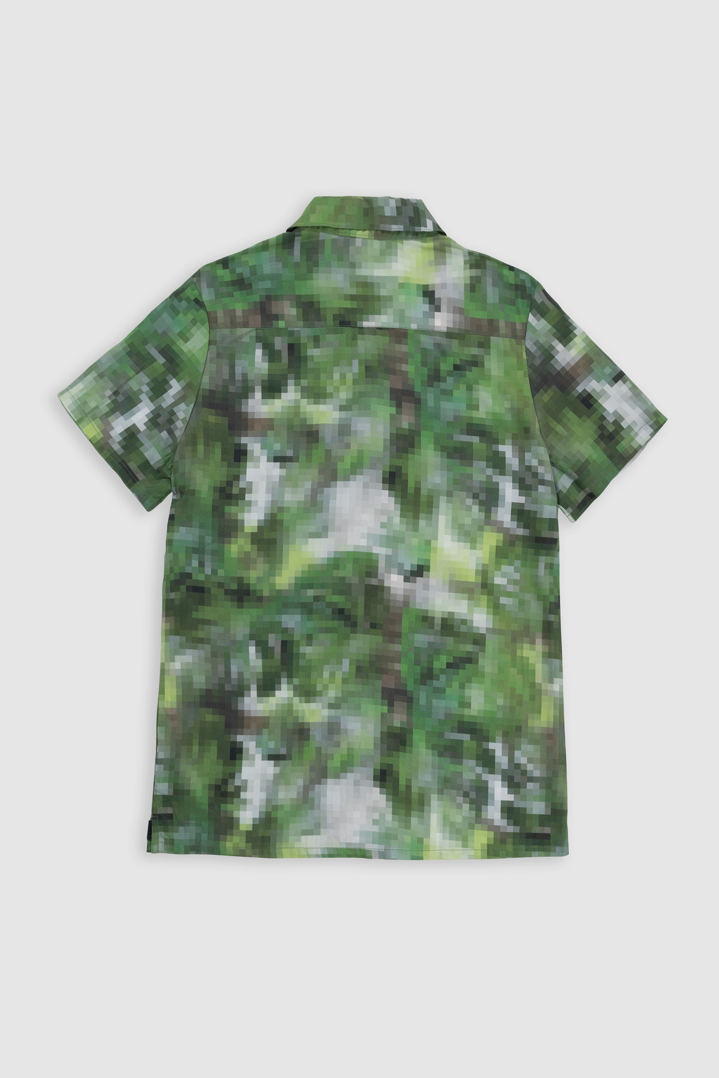 KHAKI SHIRT WITH PIXELATED CAMOUFLAGE PRINT 2