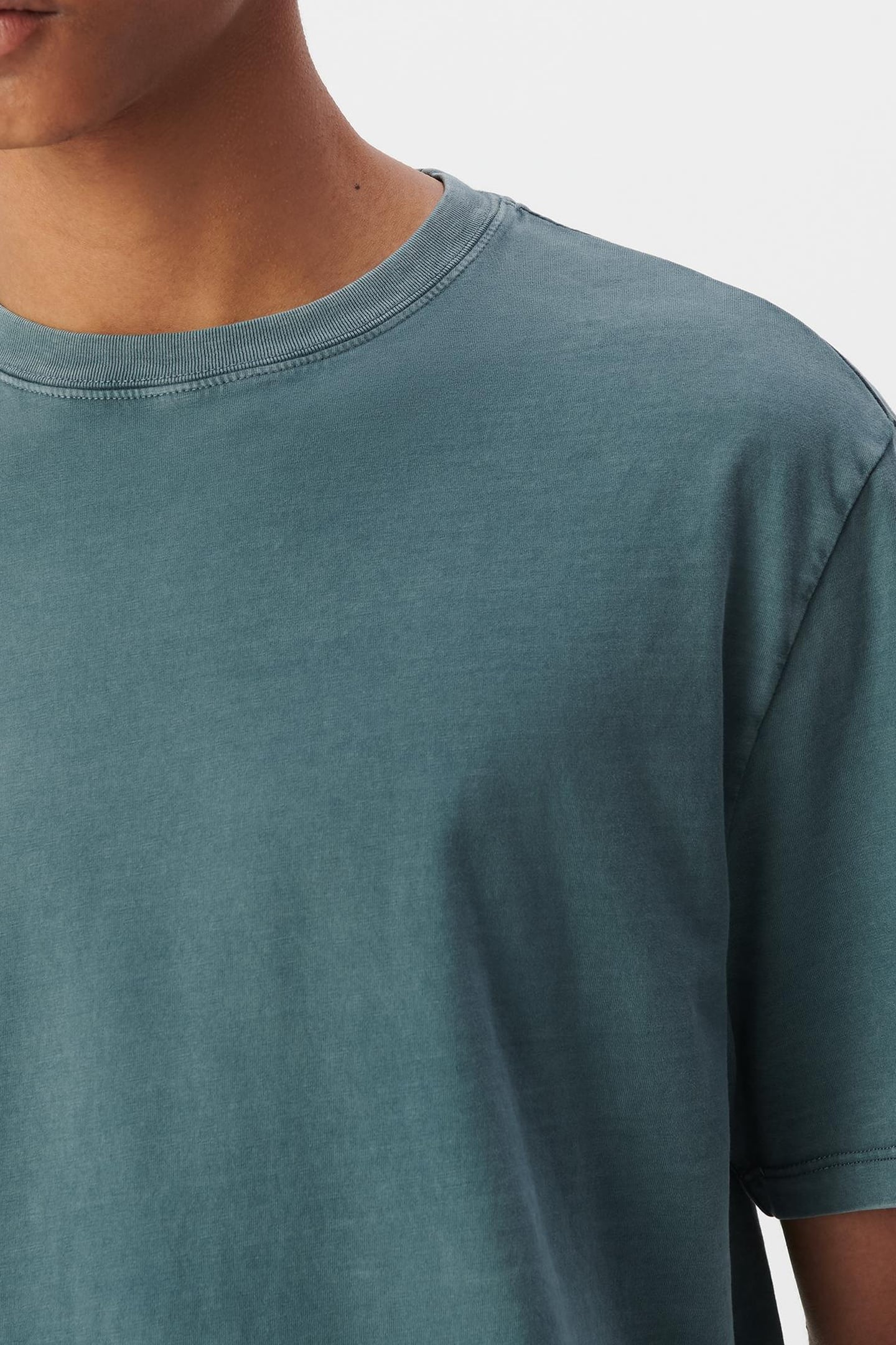 FADED-LOOK STORM ORGANIC COTTON T-SHIRT 6