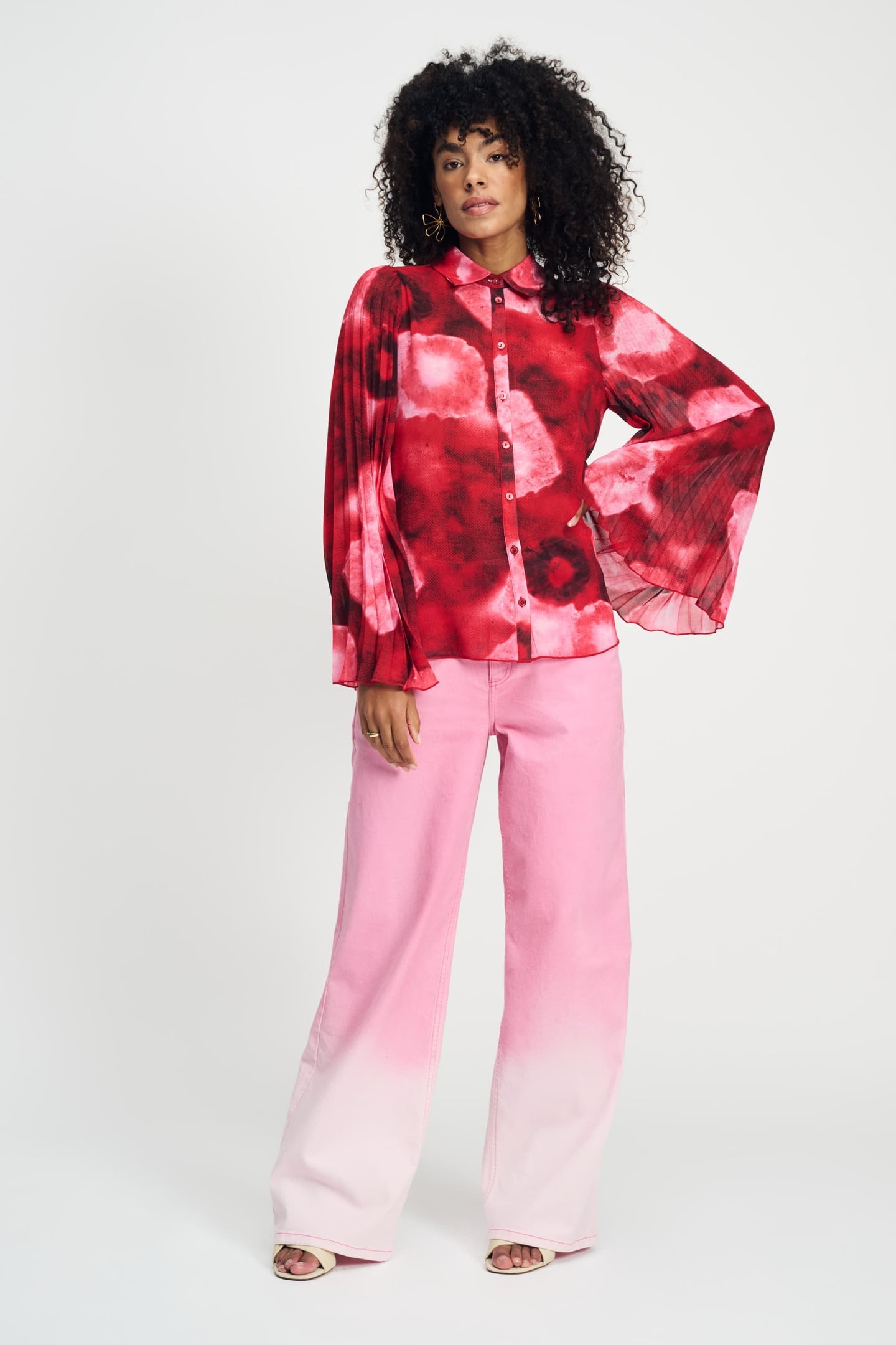 BLOUSE - SUMMER BLISS RED 2