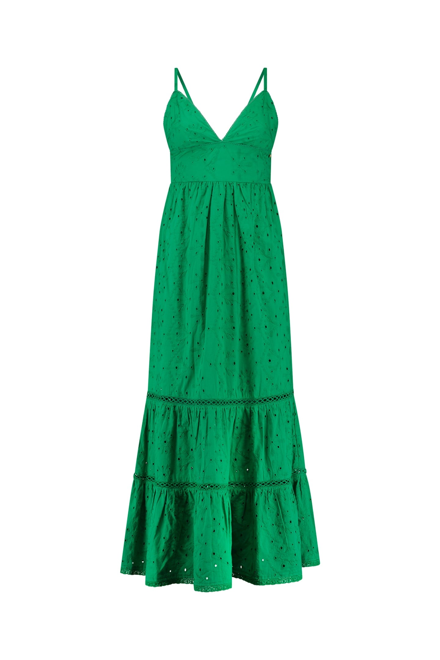 JASMIN DRESS EMBRO BRODERIE GREEN 6