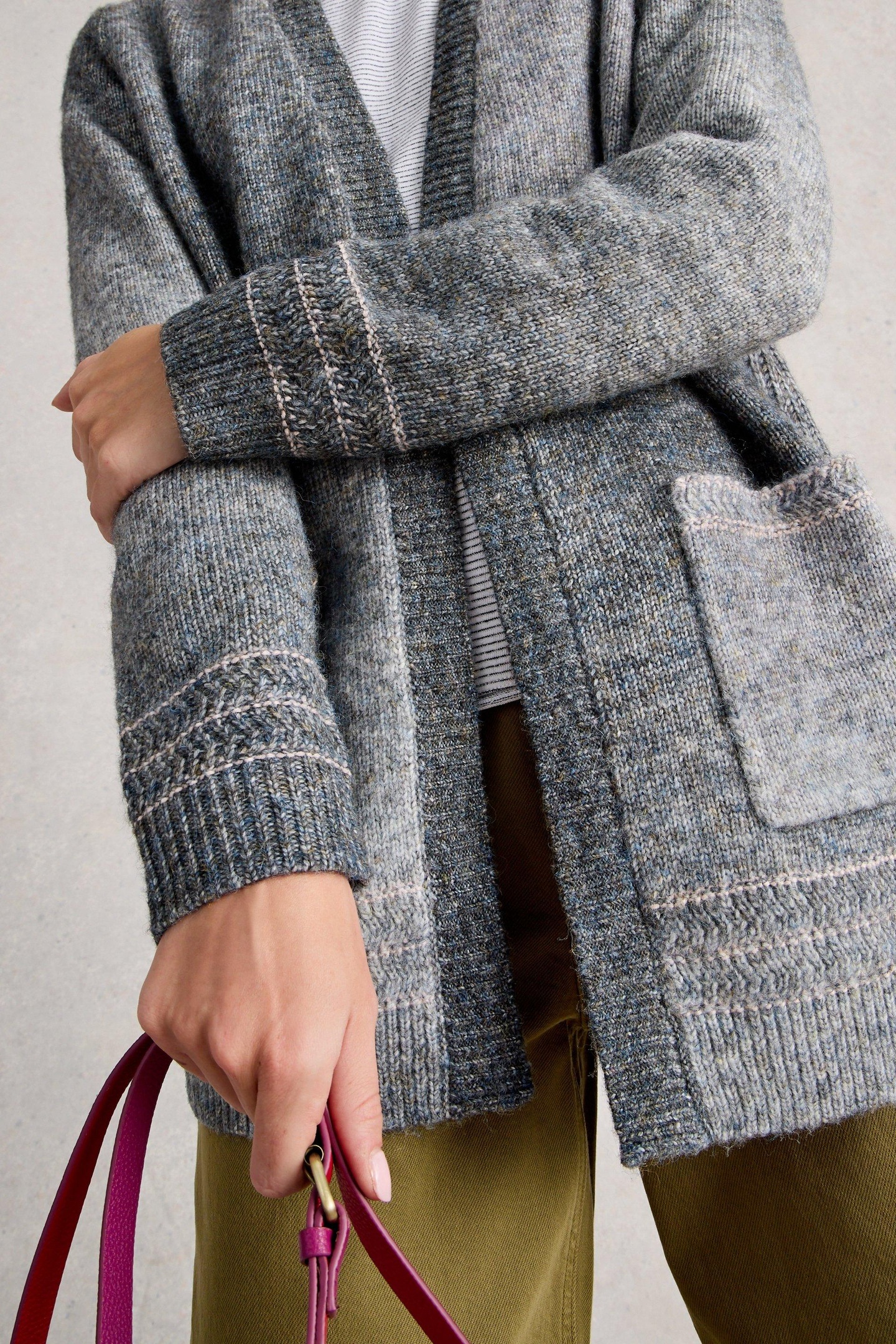 LILBET CARDI GREY MULTI 4