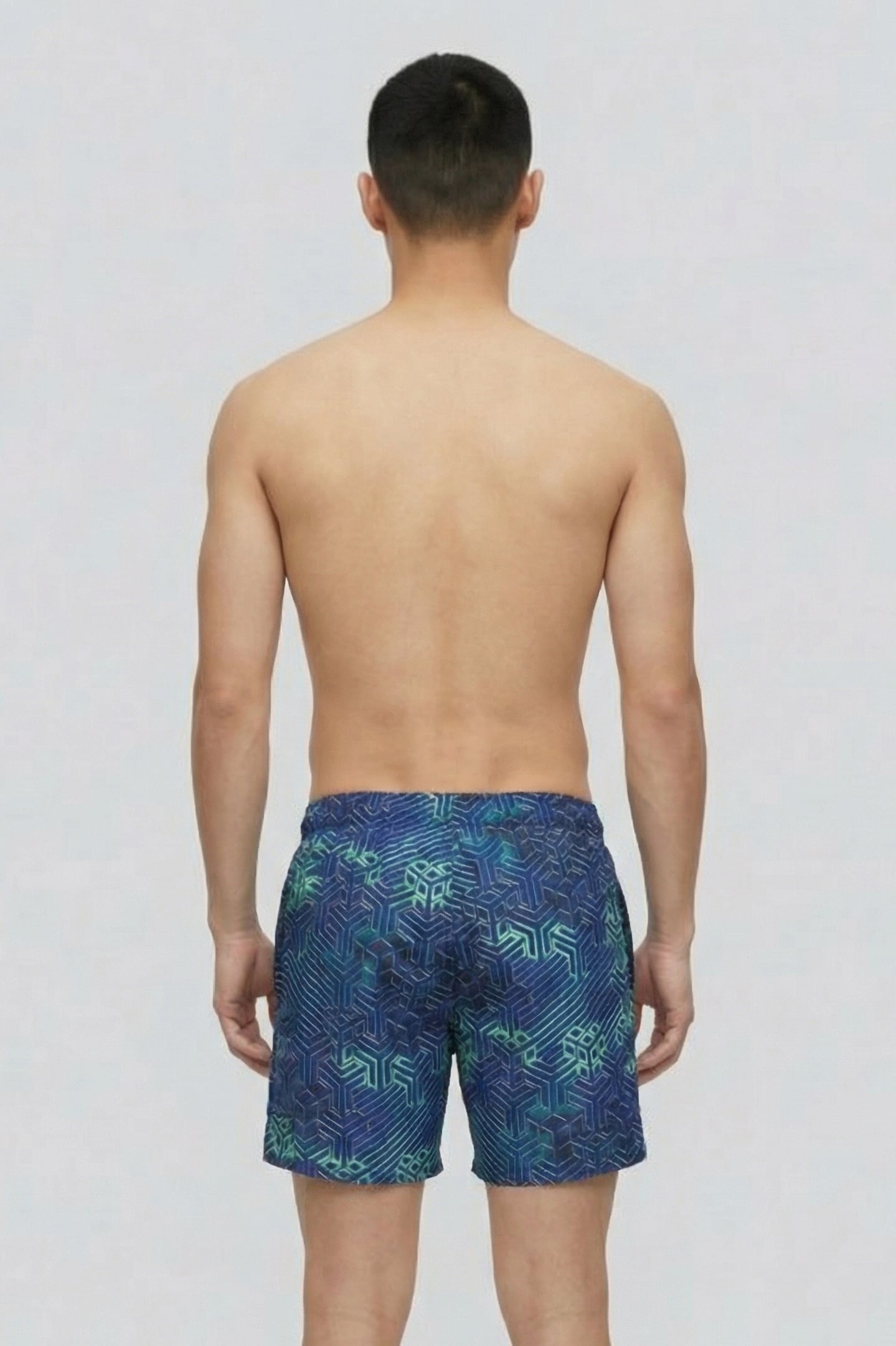 MEN'S BEACH BOXER ALLOVER KIKKO PRO NAVY 2