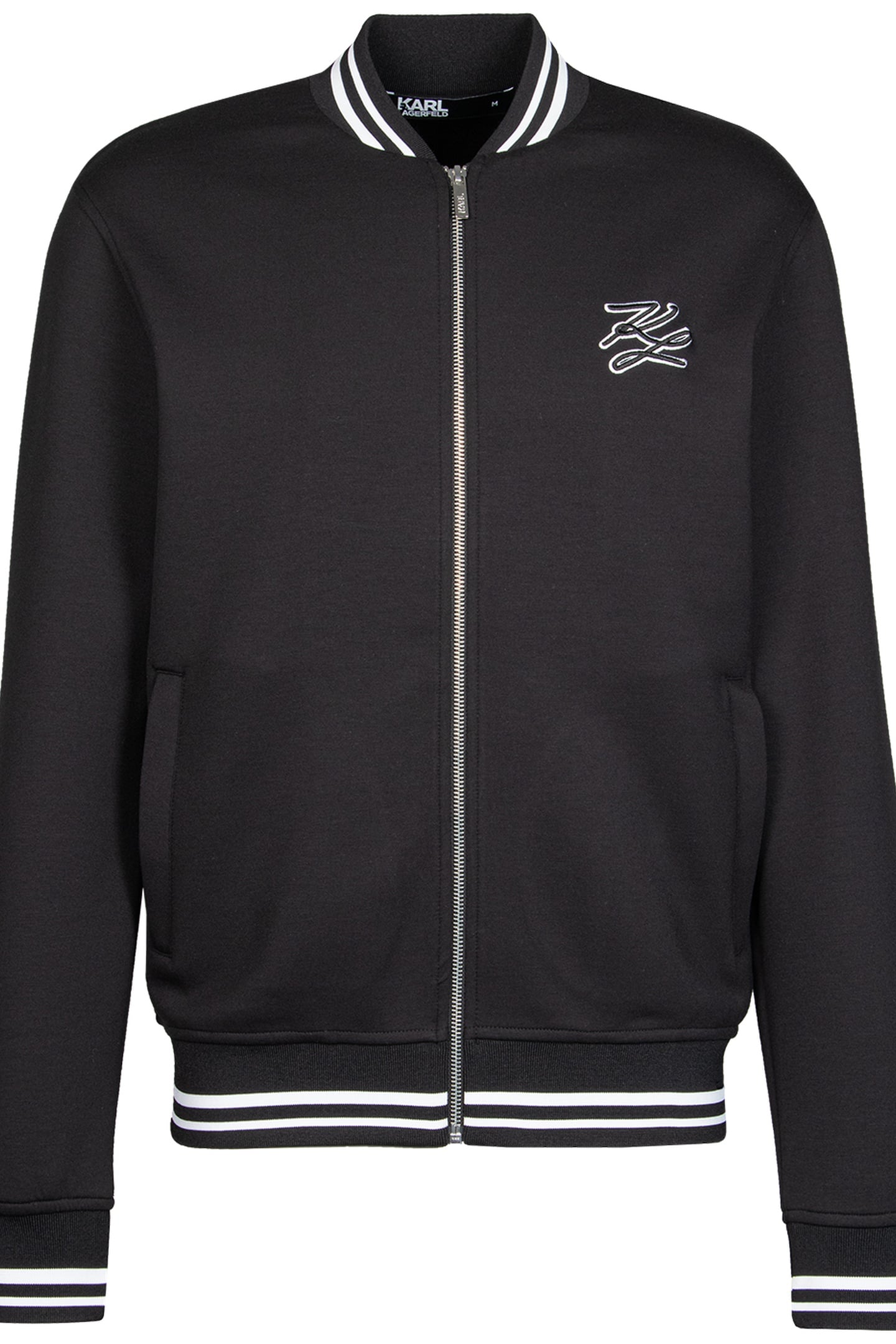 BLACK SWEAT ZIP JACKET 3