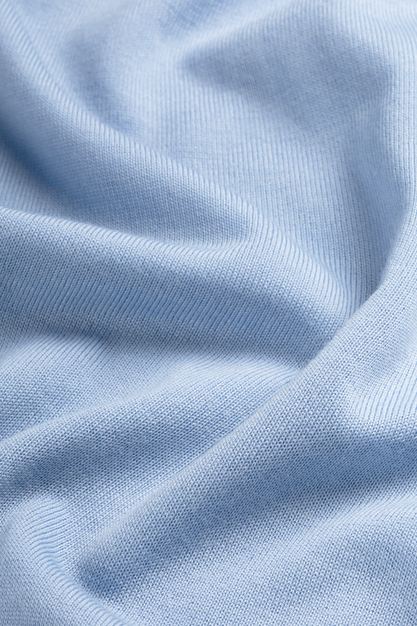 V NECK100% MERINO ALPINE BLUE 6